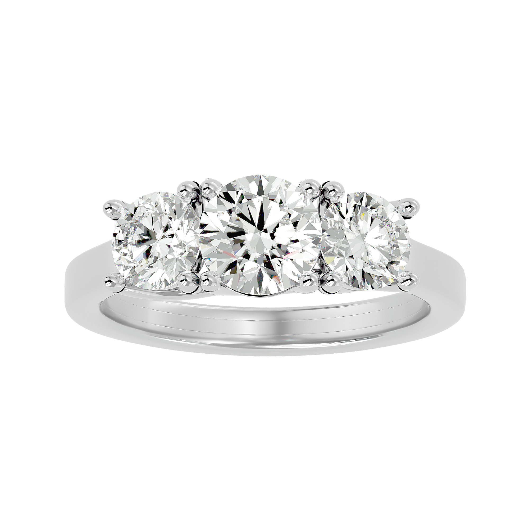 Eden Diamond Three Stone Ring