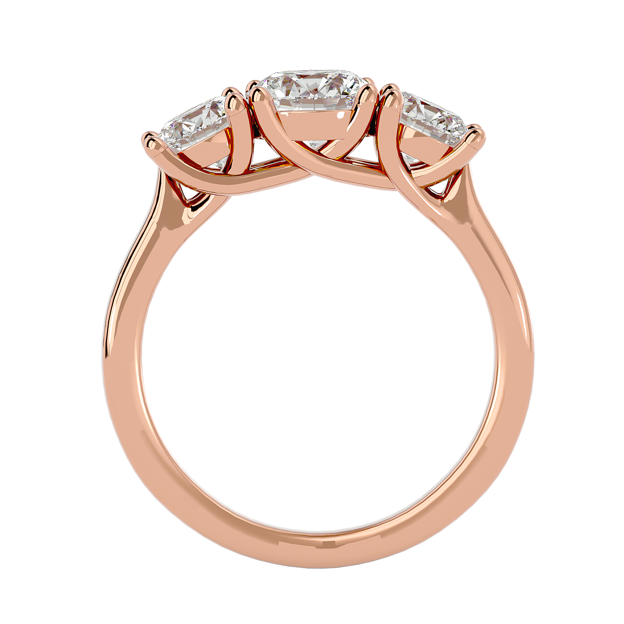 Eden Diamond Three Stone Ring