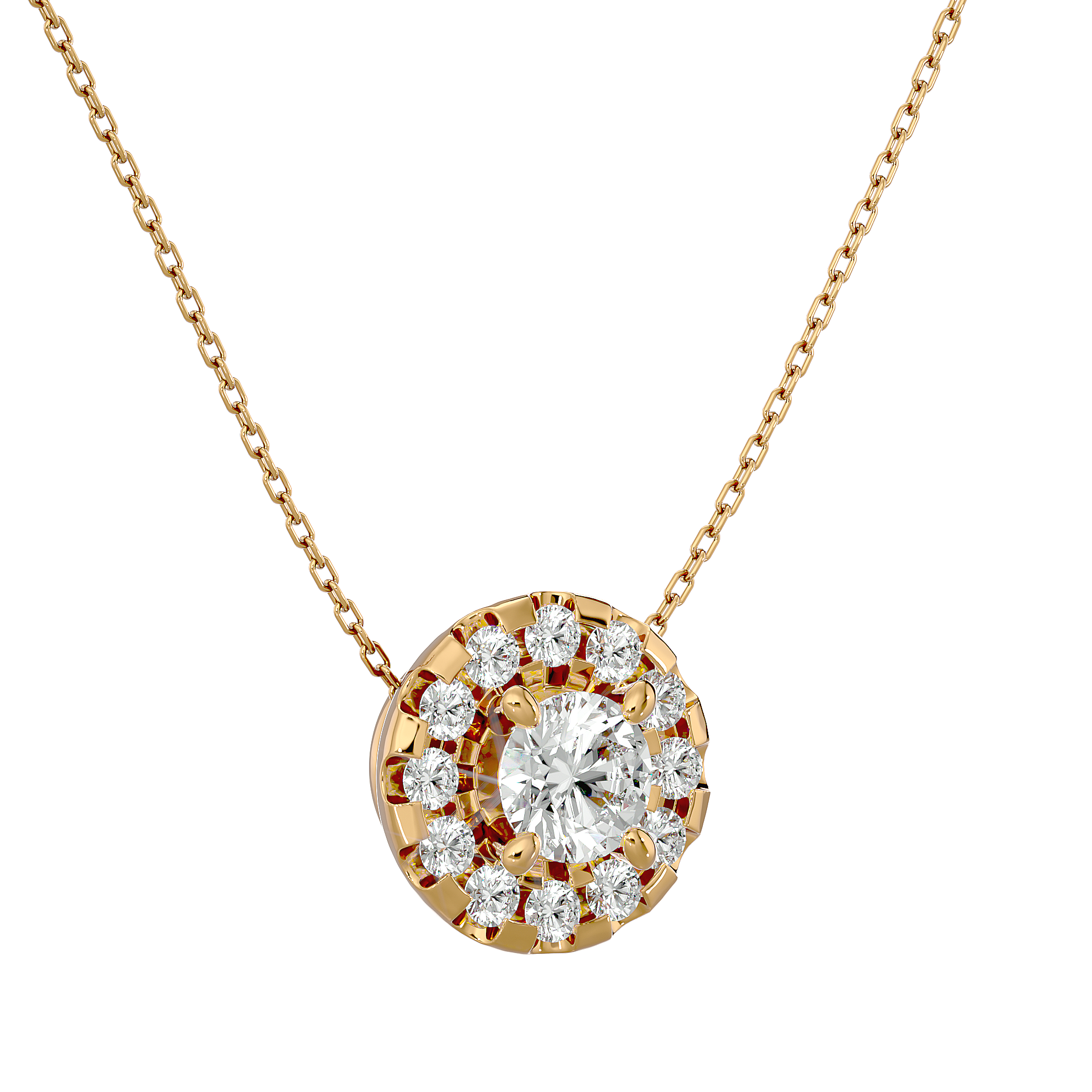 Odette Diamond Solitaire Pendant