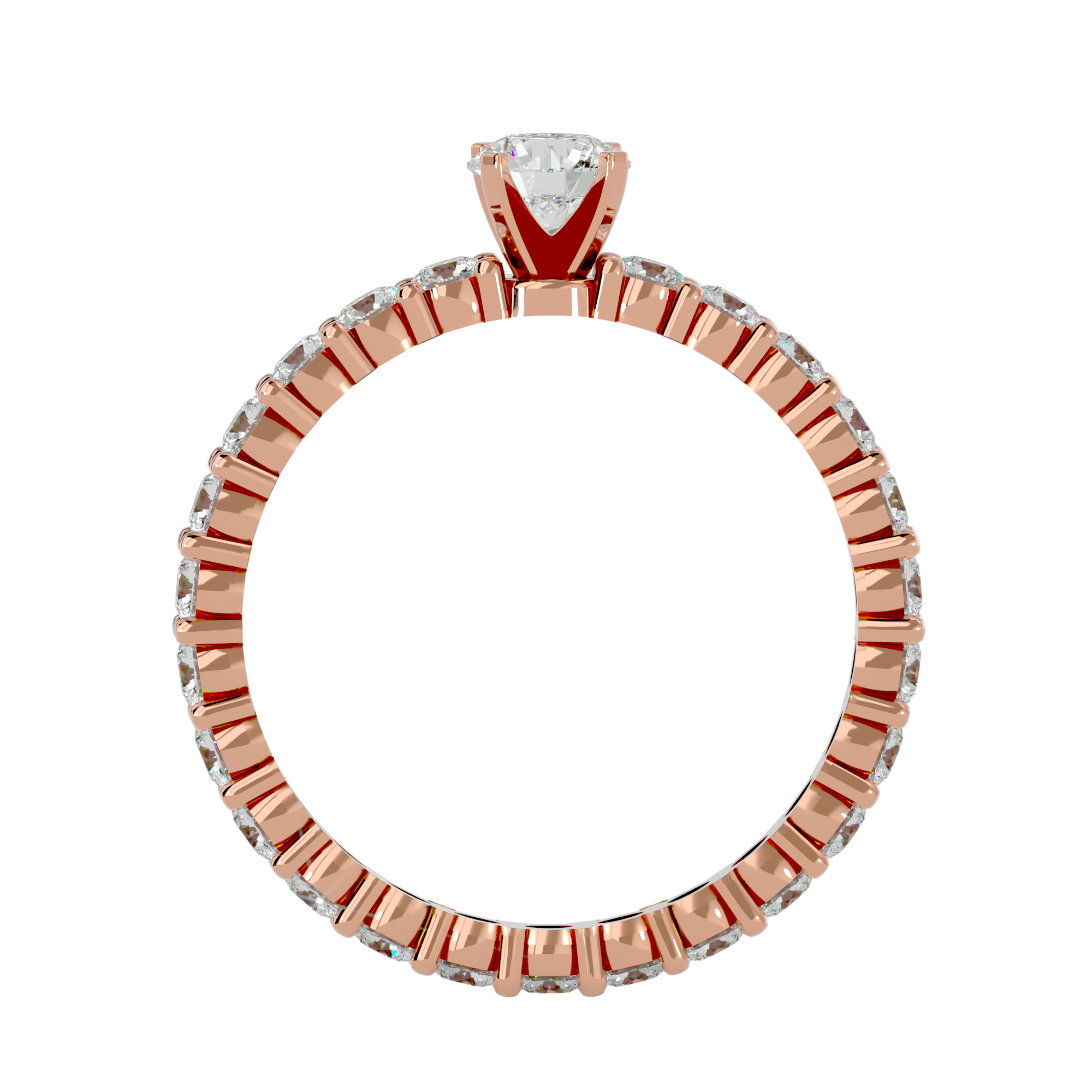 Rumi Diamond Solitaire Ring