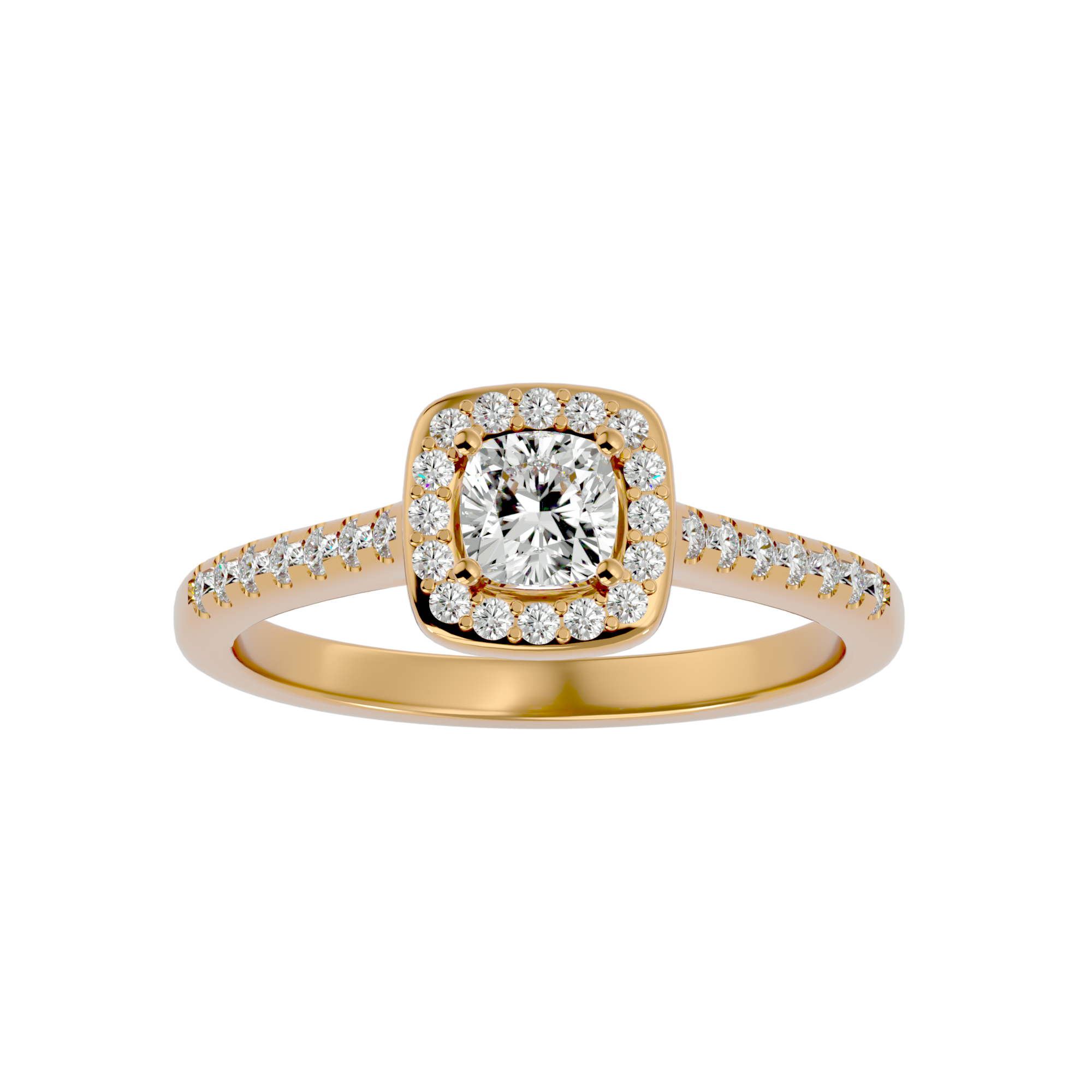Mallory Diamond Halo Ring