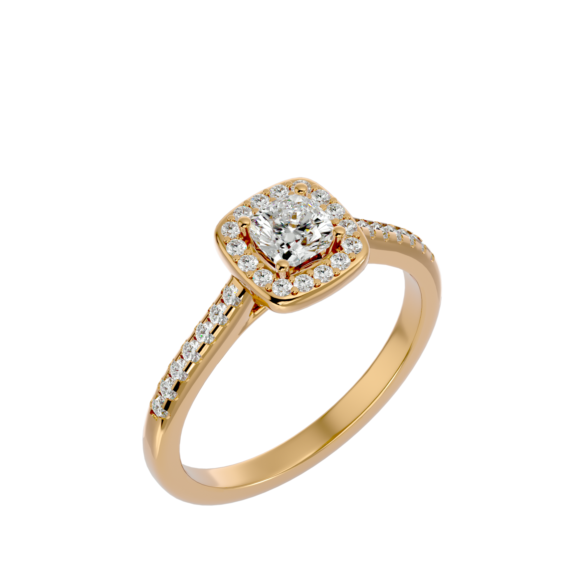 Mallory Diamond Halo Ring