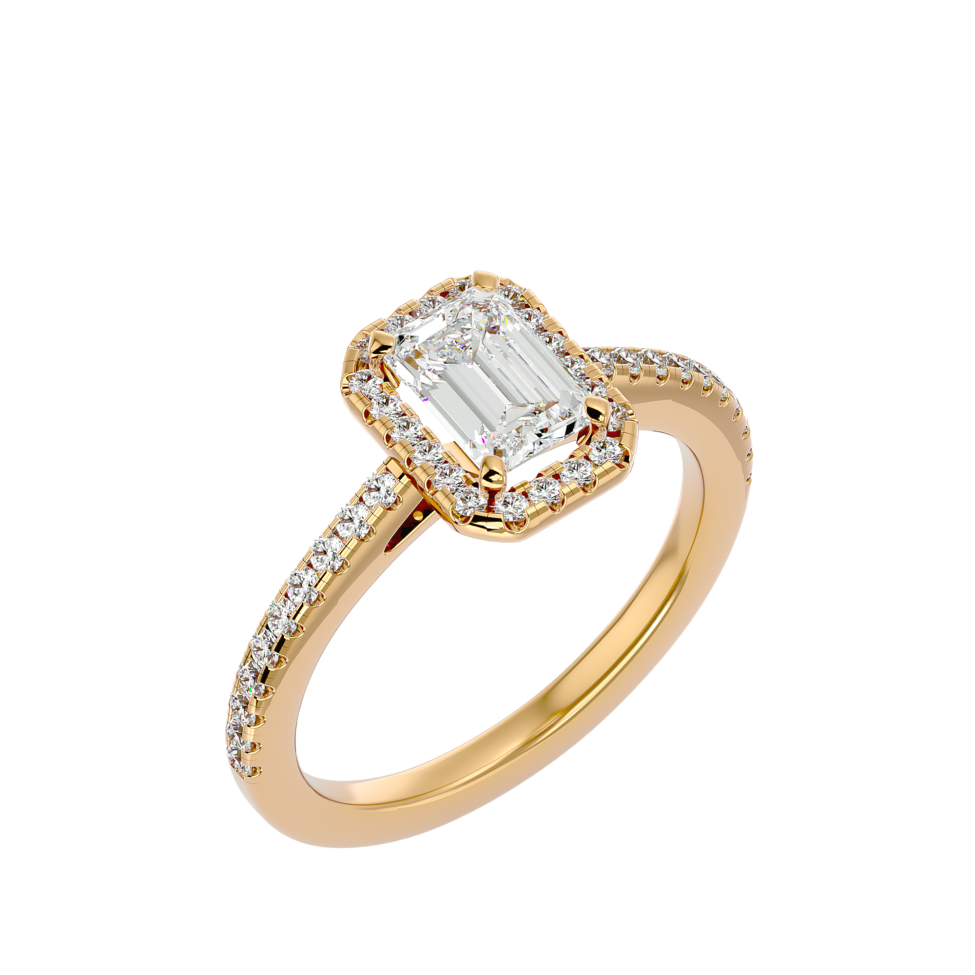 Angelica Diamond Halo Ring