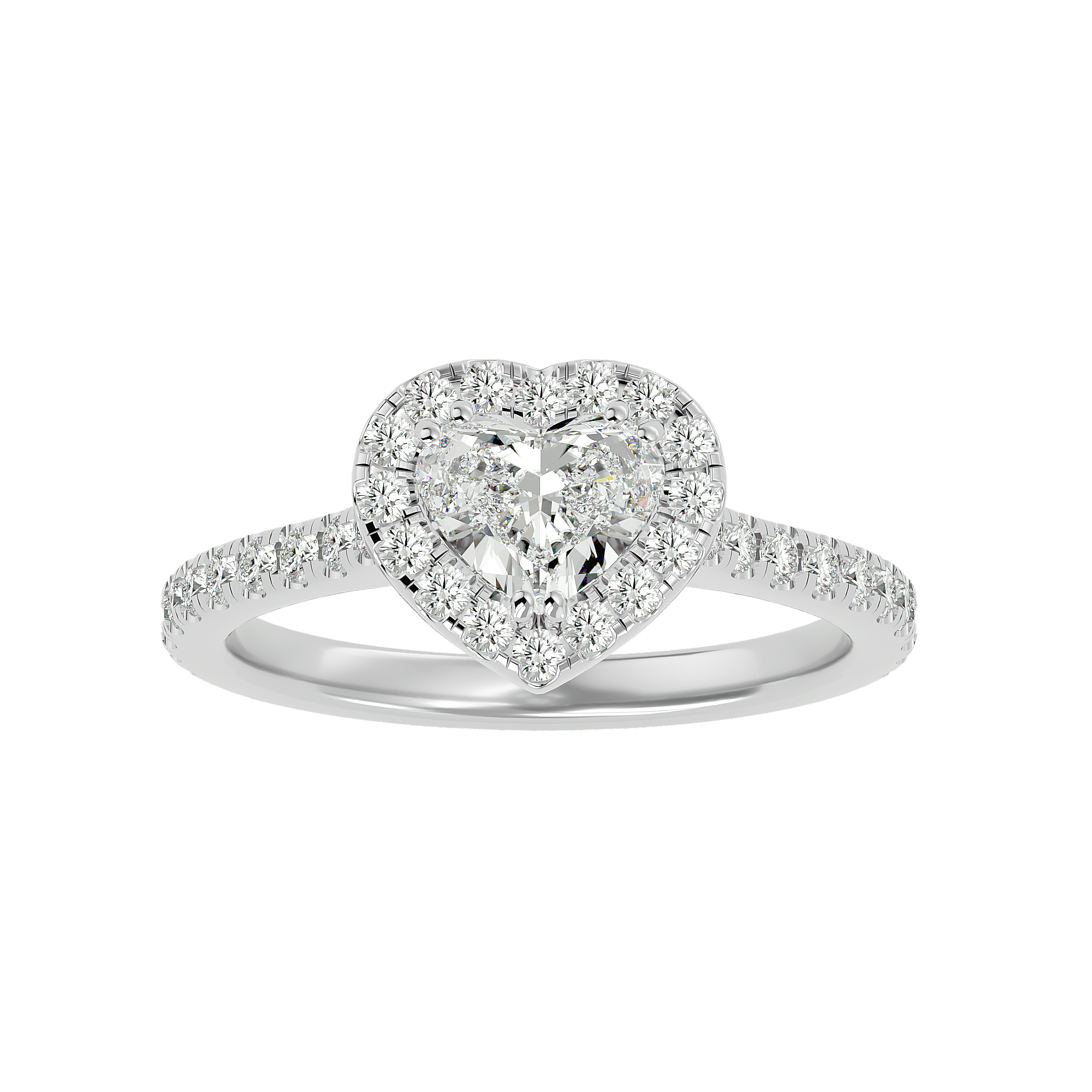Artemis Diamond Halo Ring