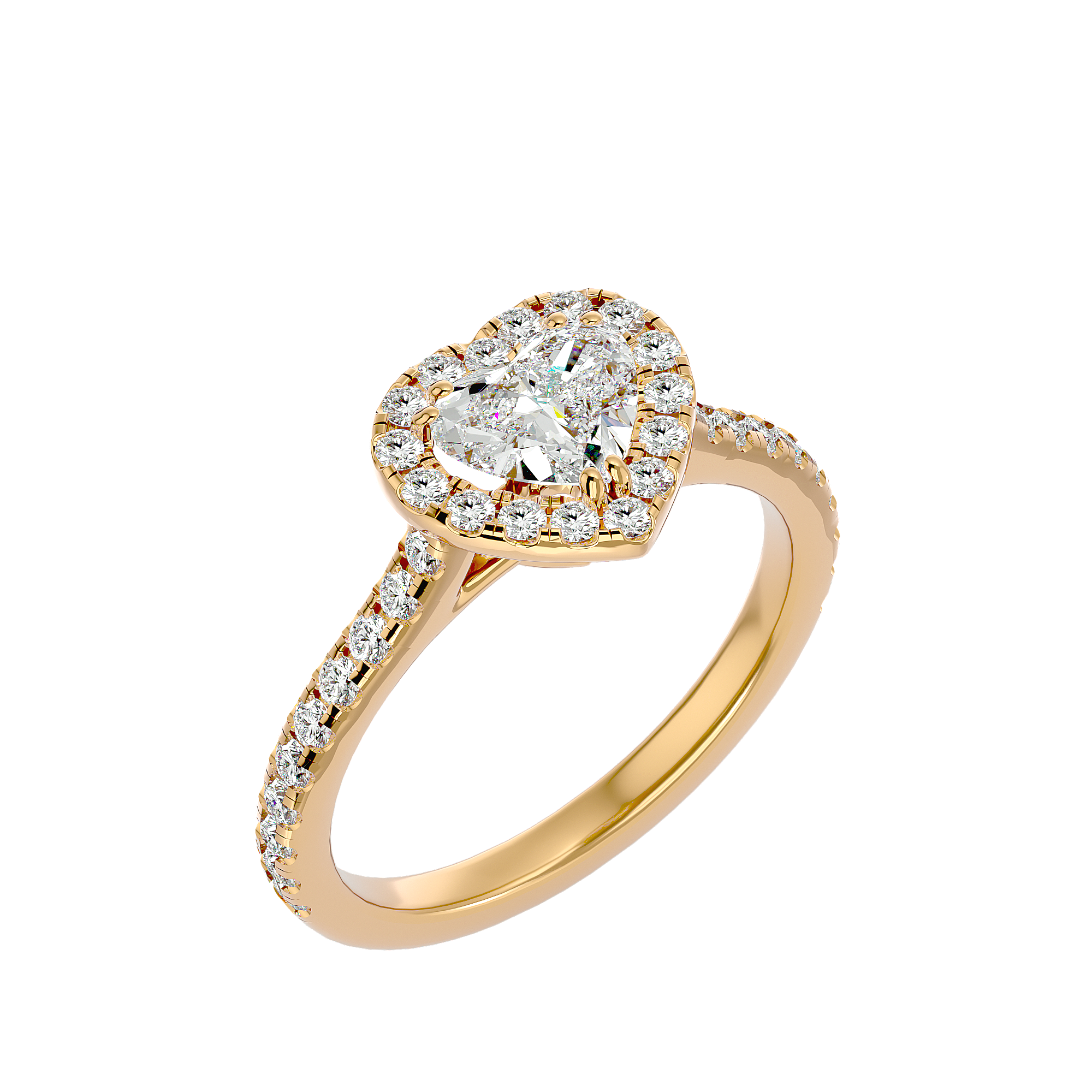 Artemis Diamond Halo Ring
