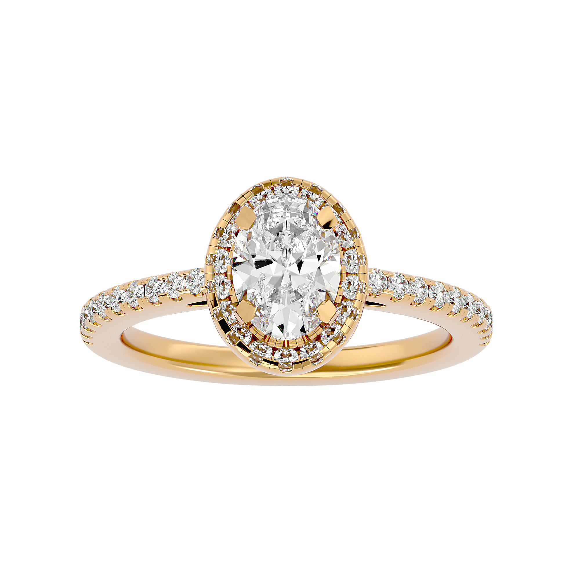Beatrice Diamond Halo Ring