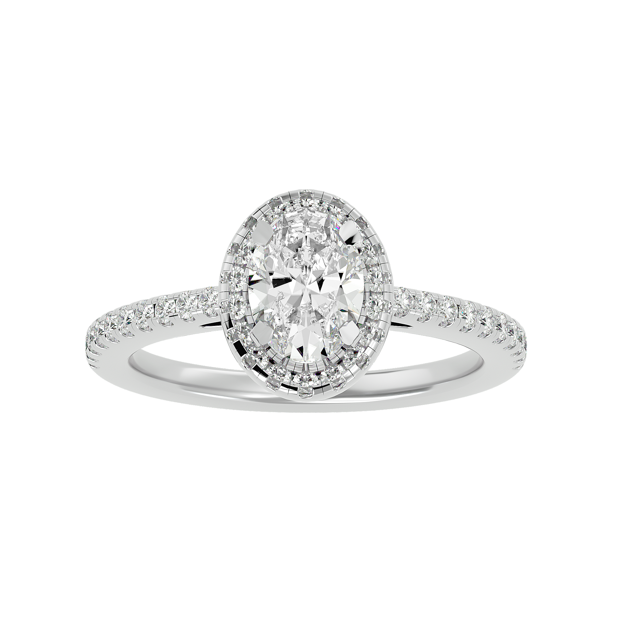 Beatrice Diamond Halo Ring