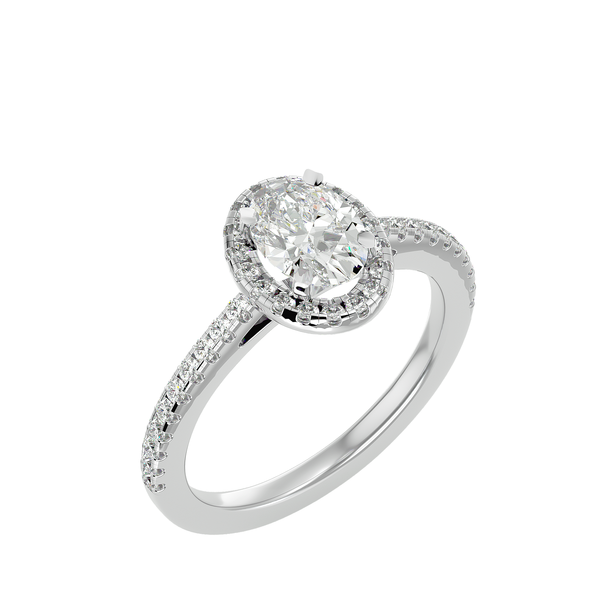 Beatrice Diamond Halo Ring