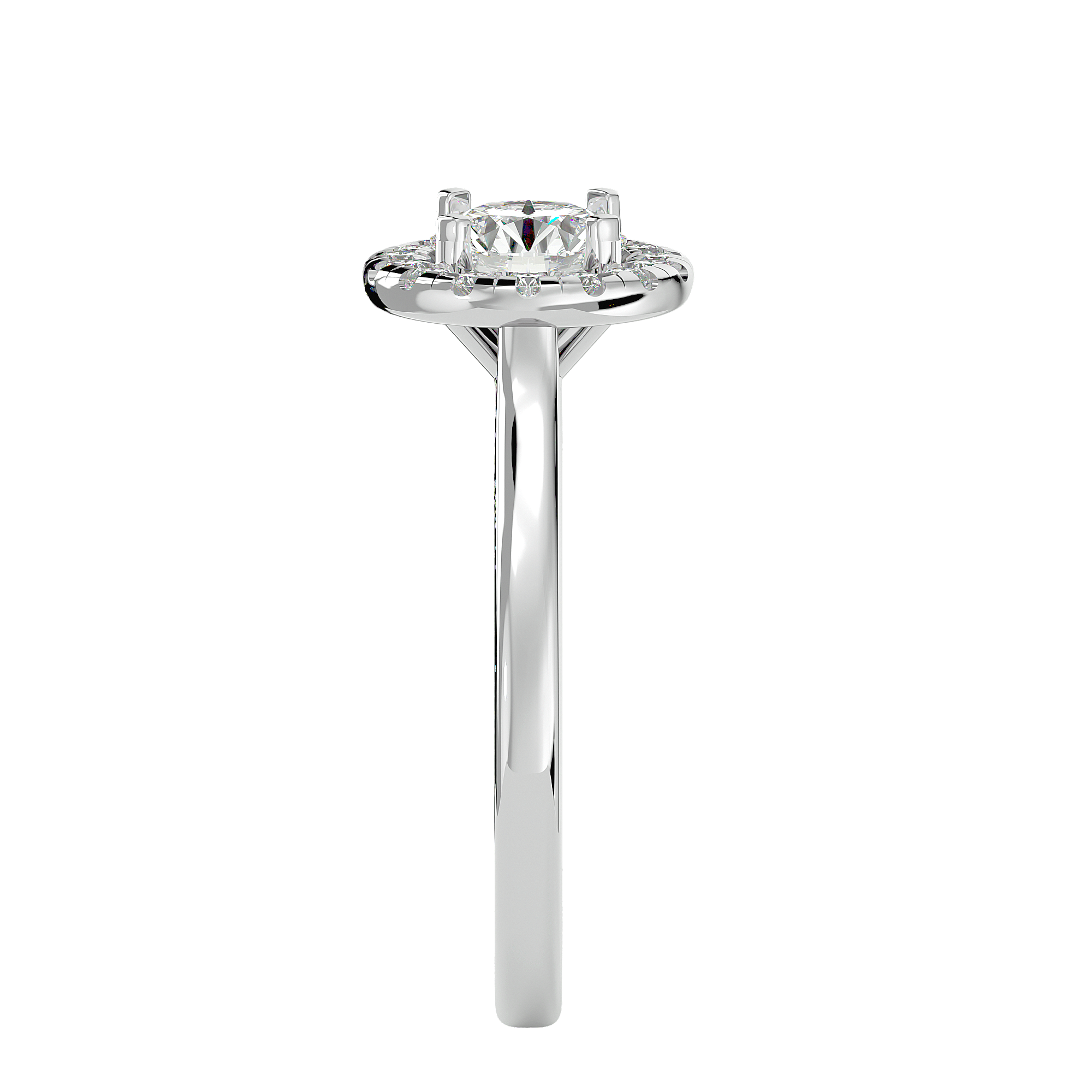 Coretta Diamond Halo Ring