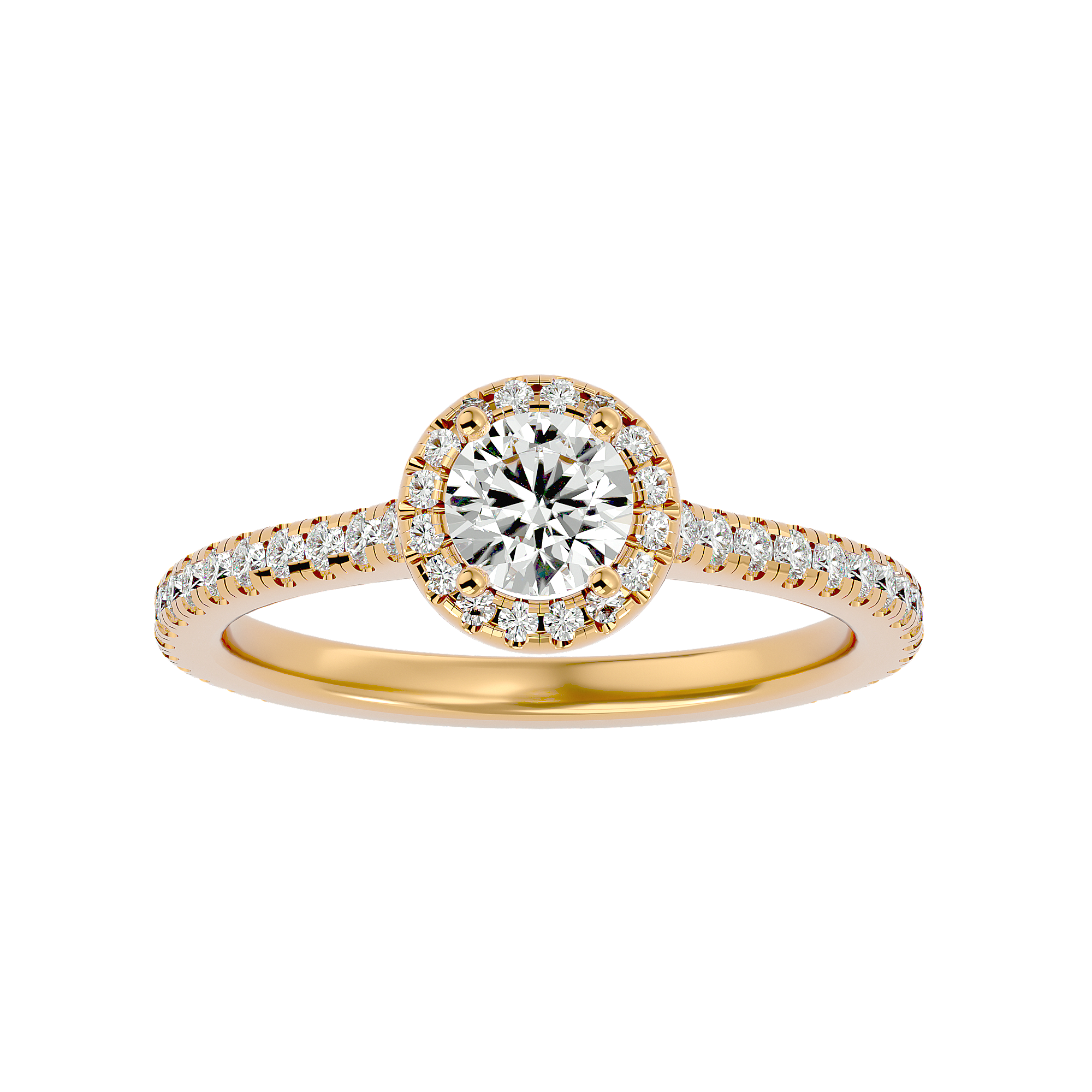 Grace Diamond Halo Ring