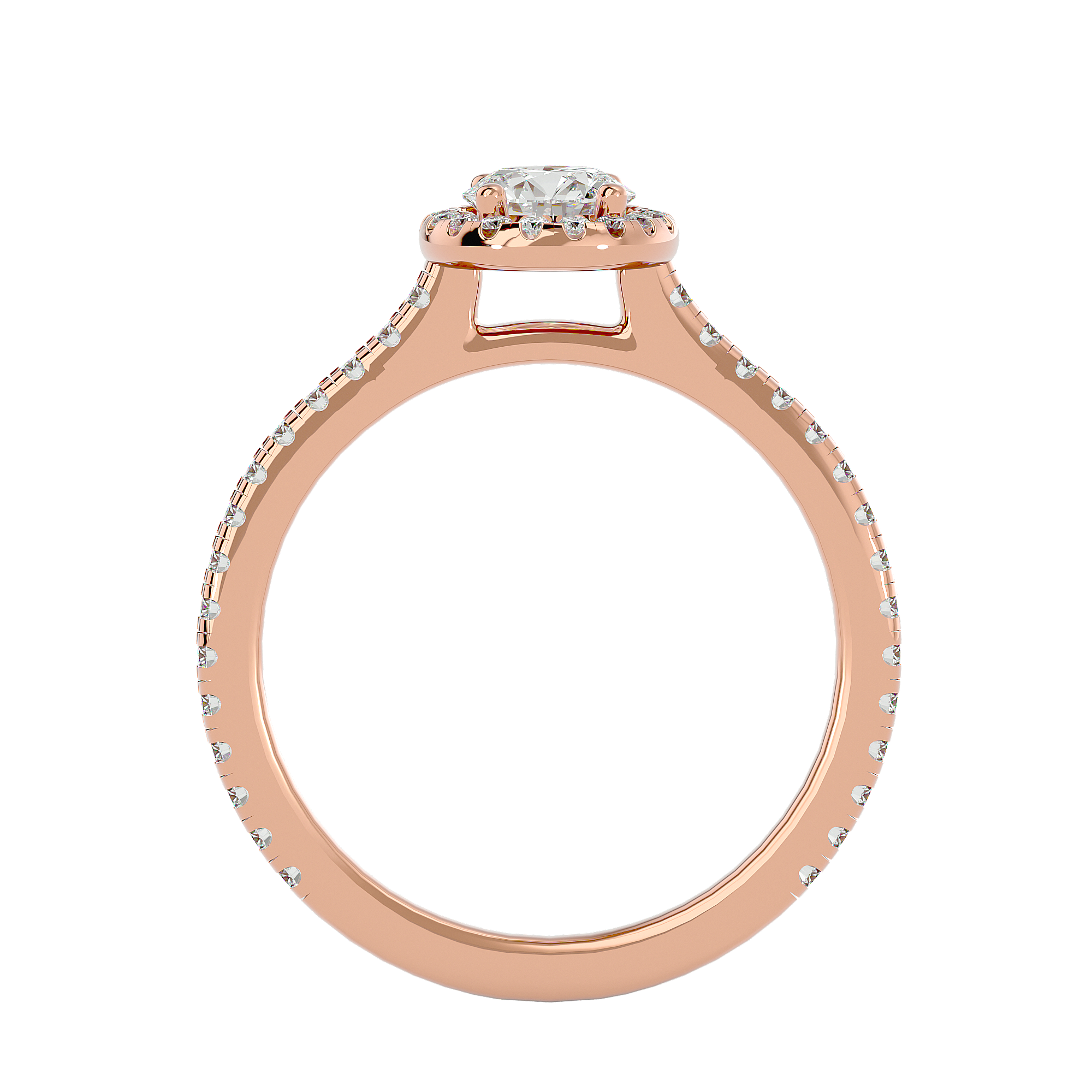 Grace Diamond Halo Ring