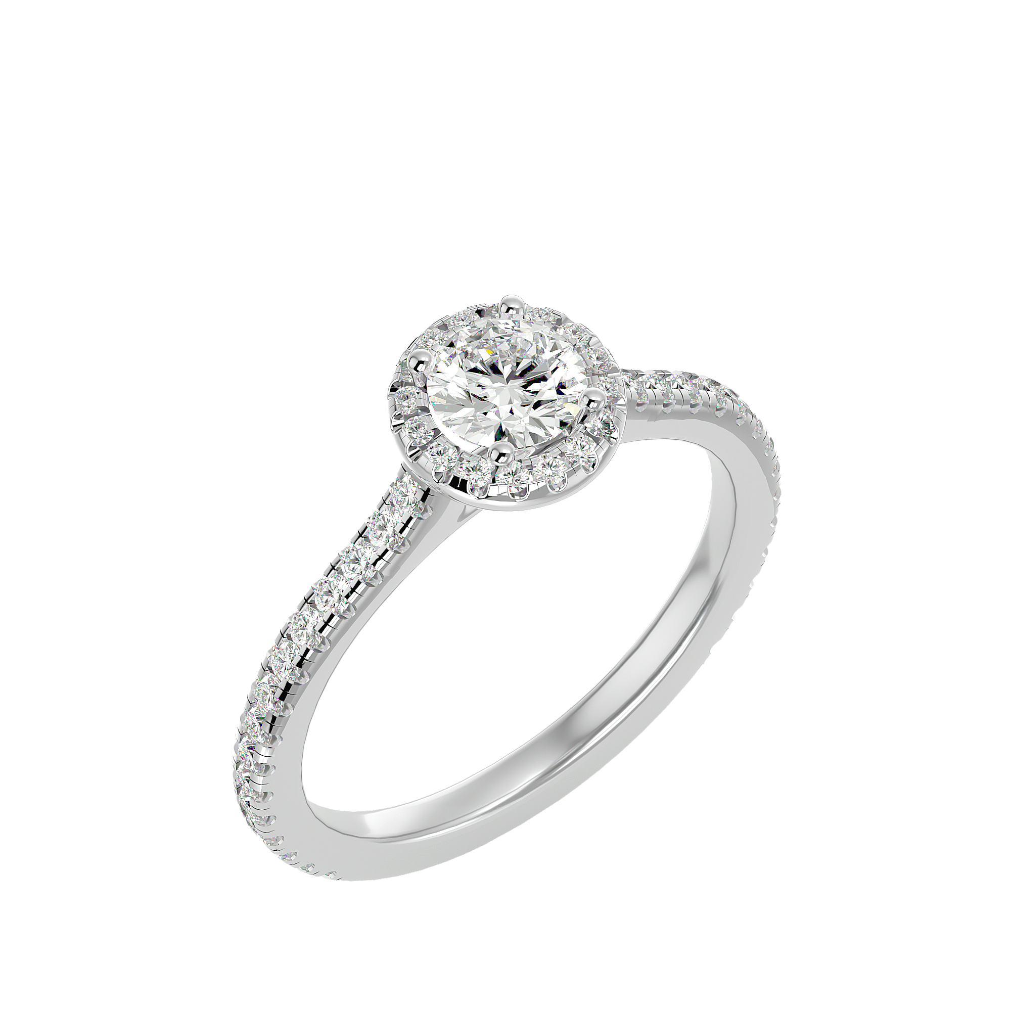 Grace Diamond Halo Ring