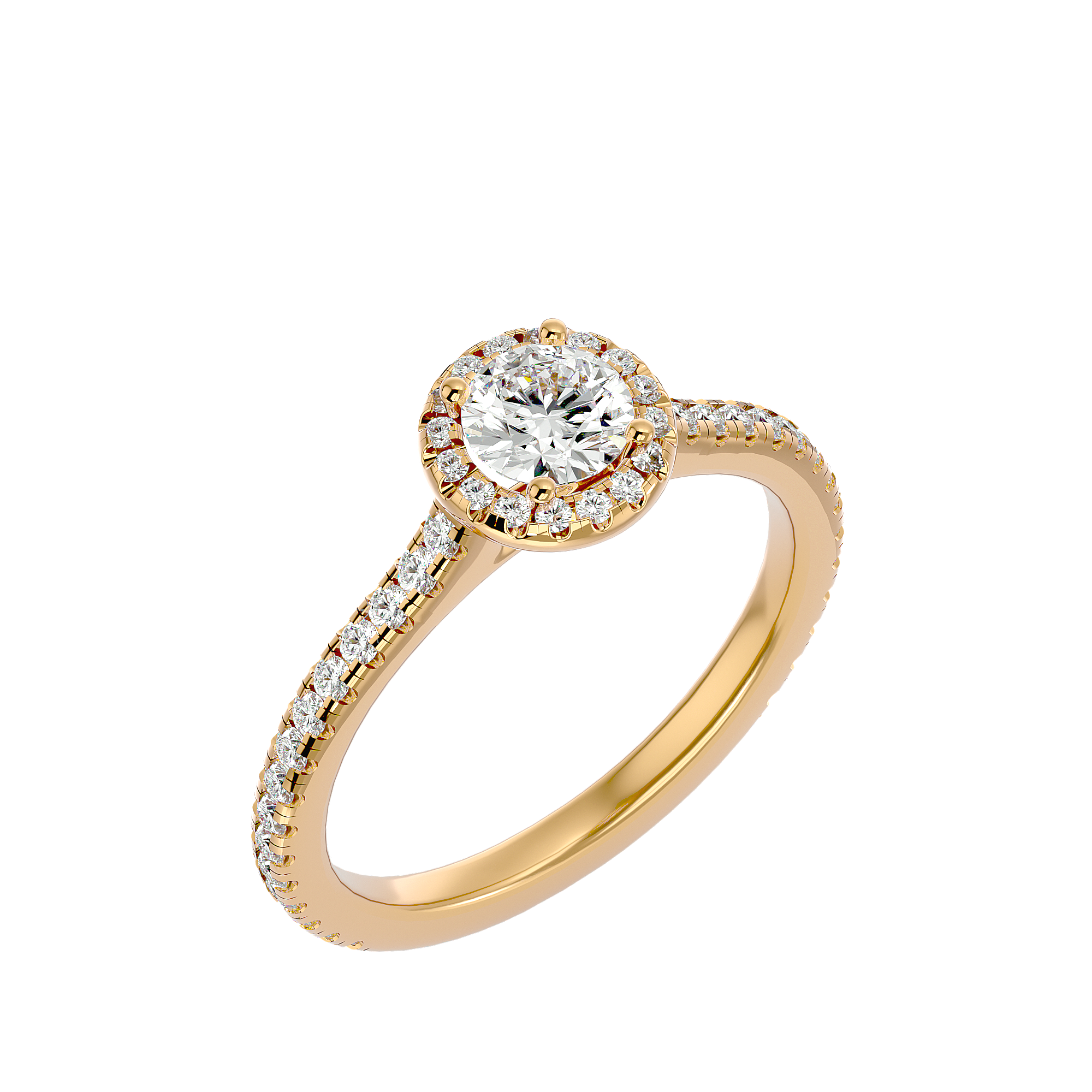 Grace Diamond Halo Ring