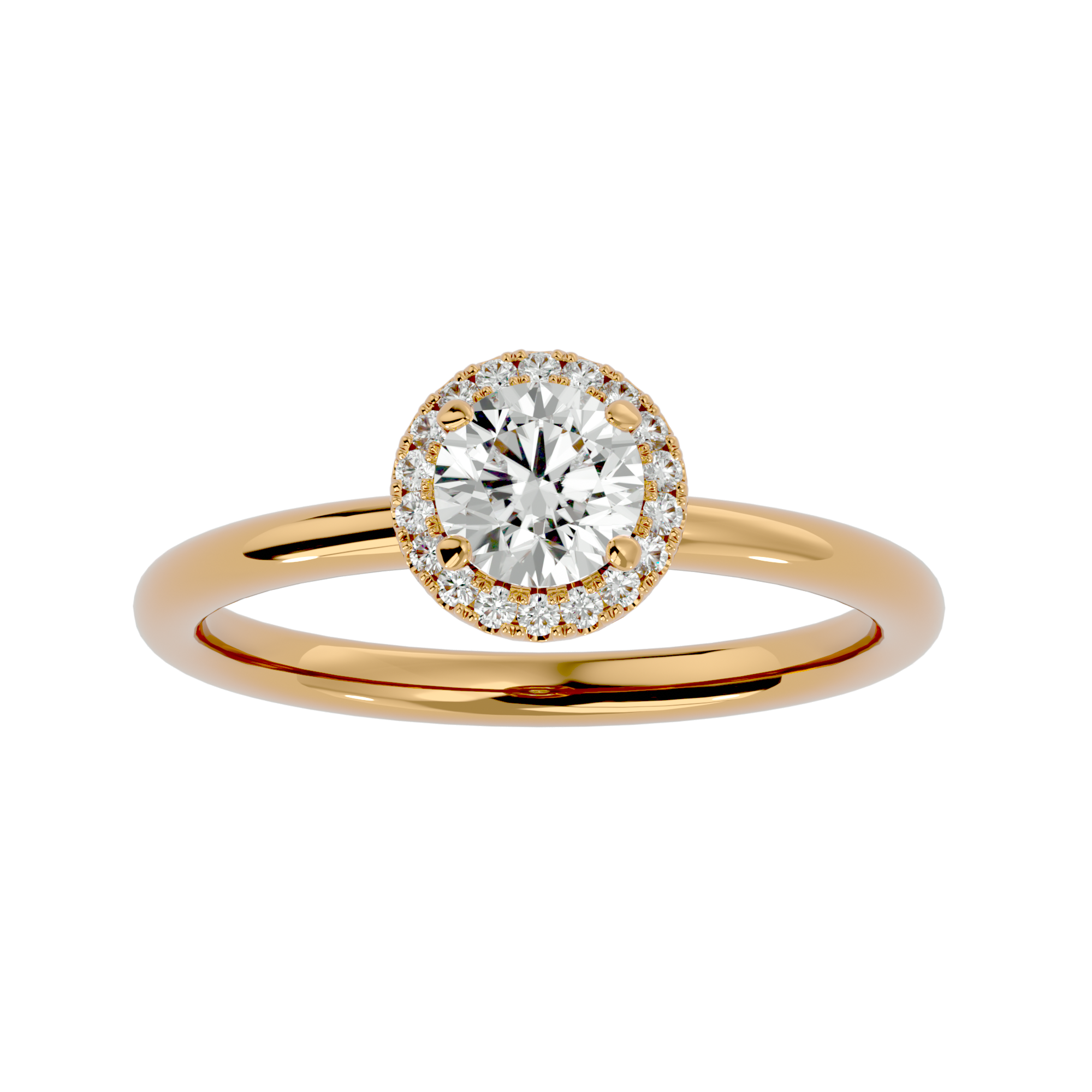 Henrietta Diamond Halo Ring