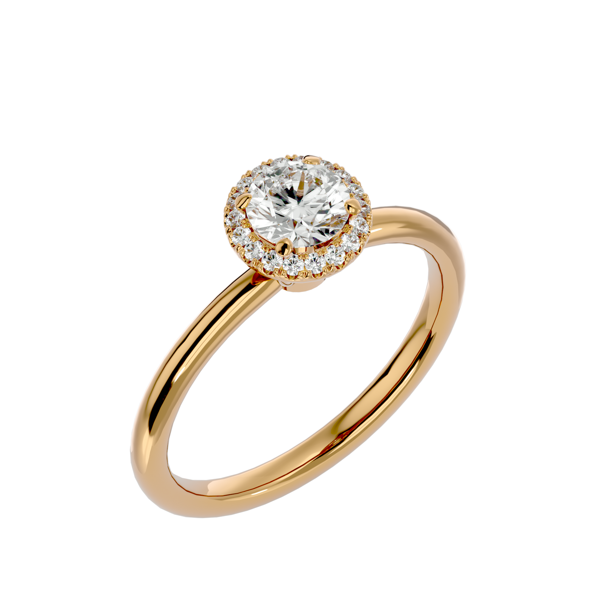 Henrietta Diamond Halo Ring