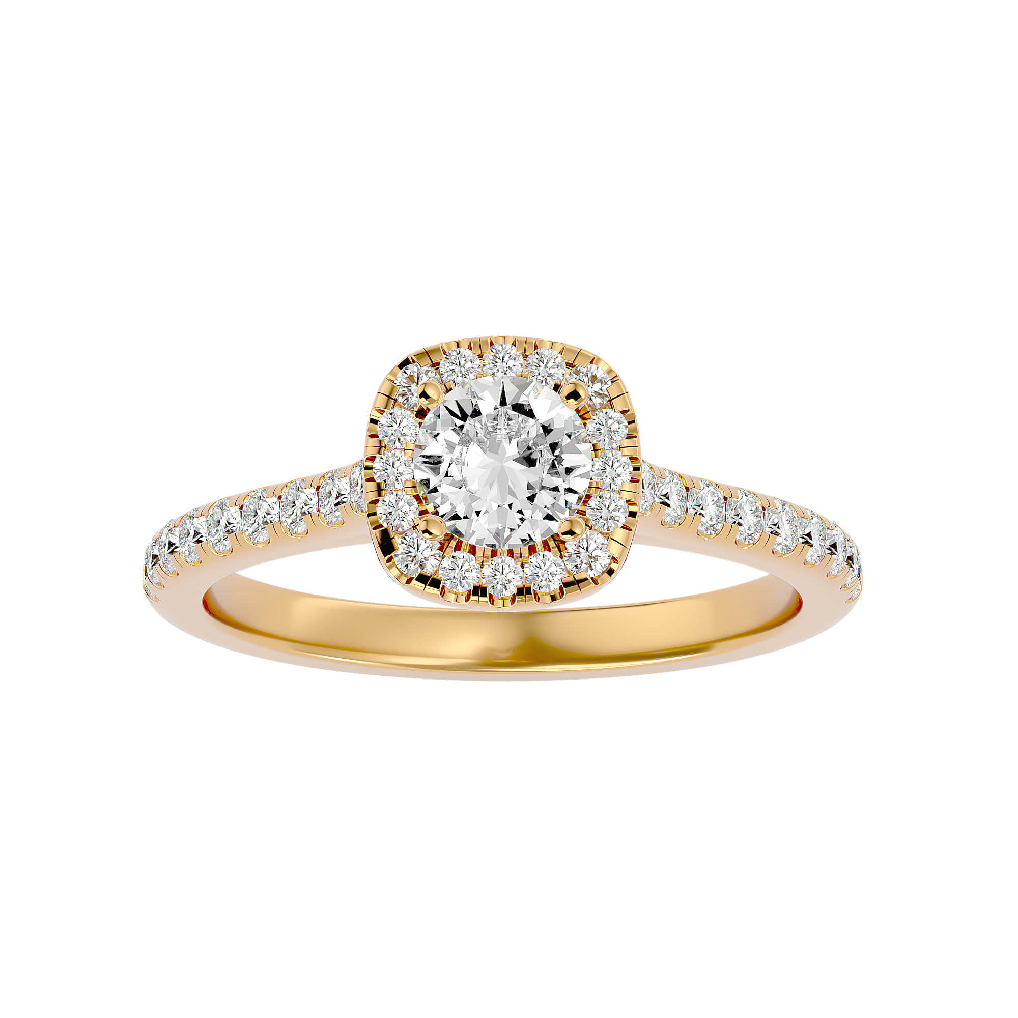 Hermione Diamond Halo Ring