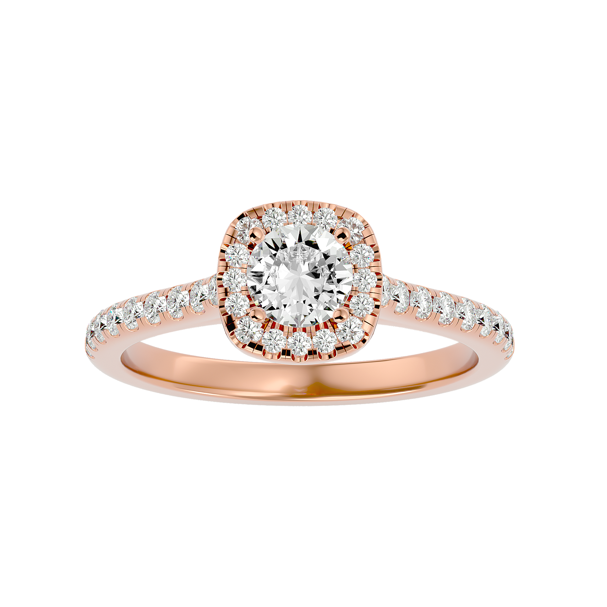 Hermione Diamond Halo Ring