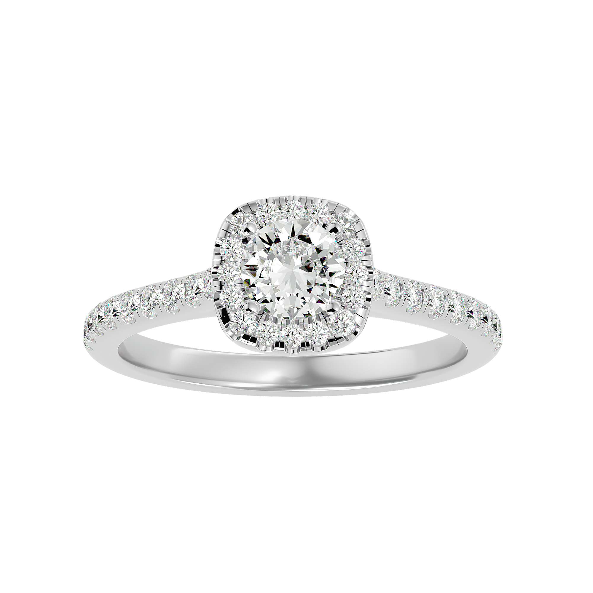 Hermione Diamond Halo Ring