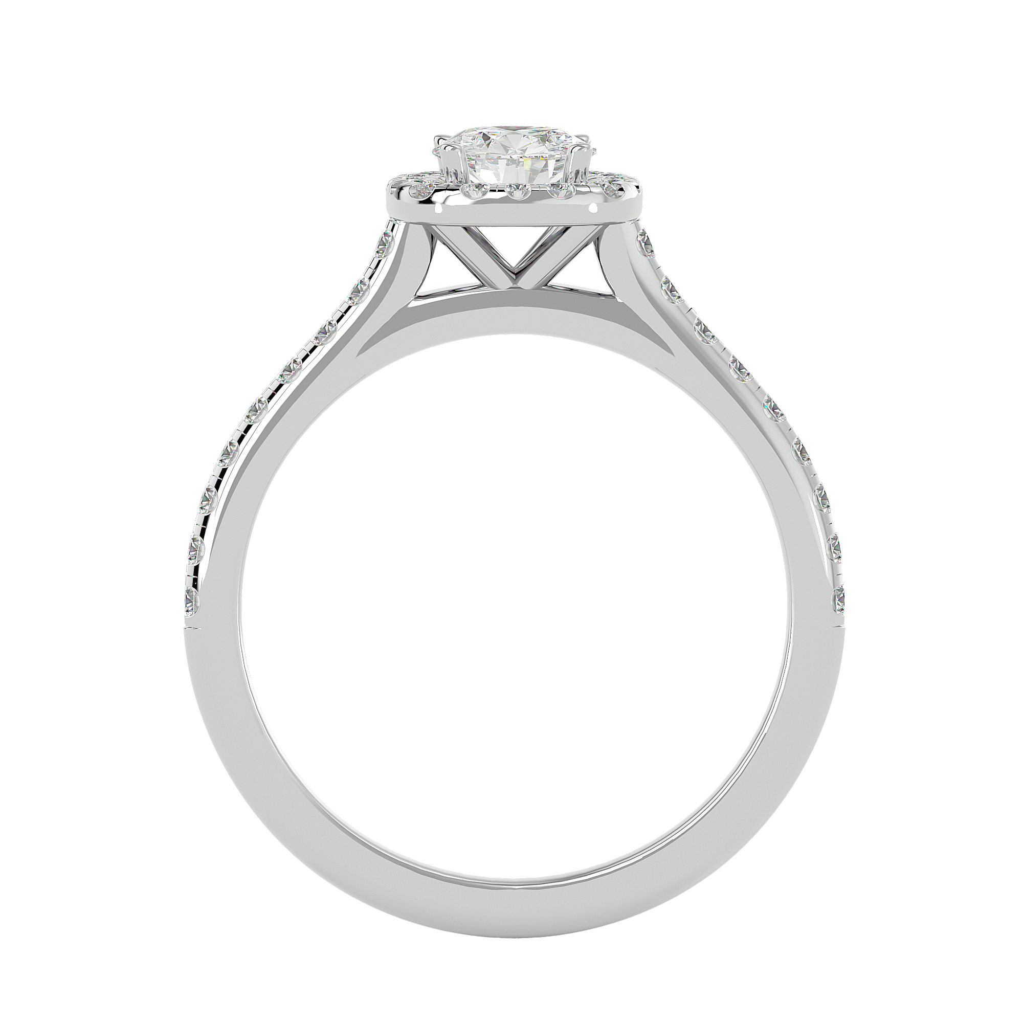Hermione Diamond Halo Ring