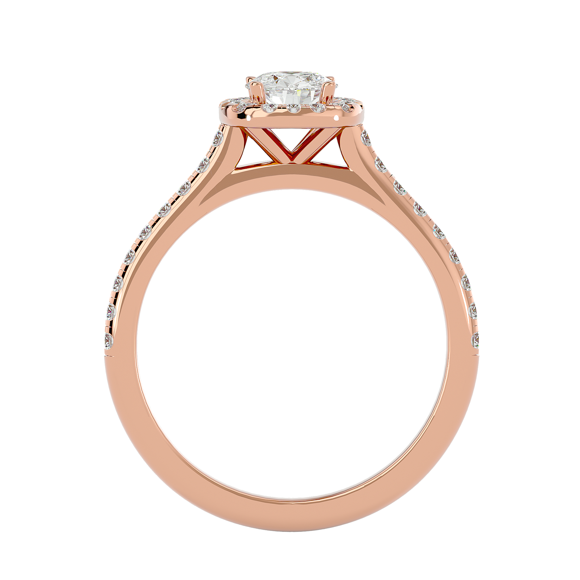 Hermione Diamond Halo Ring