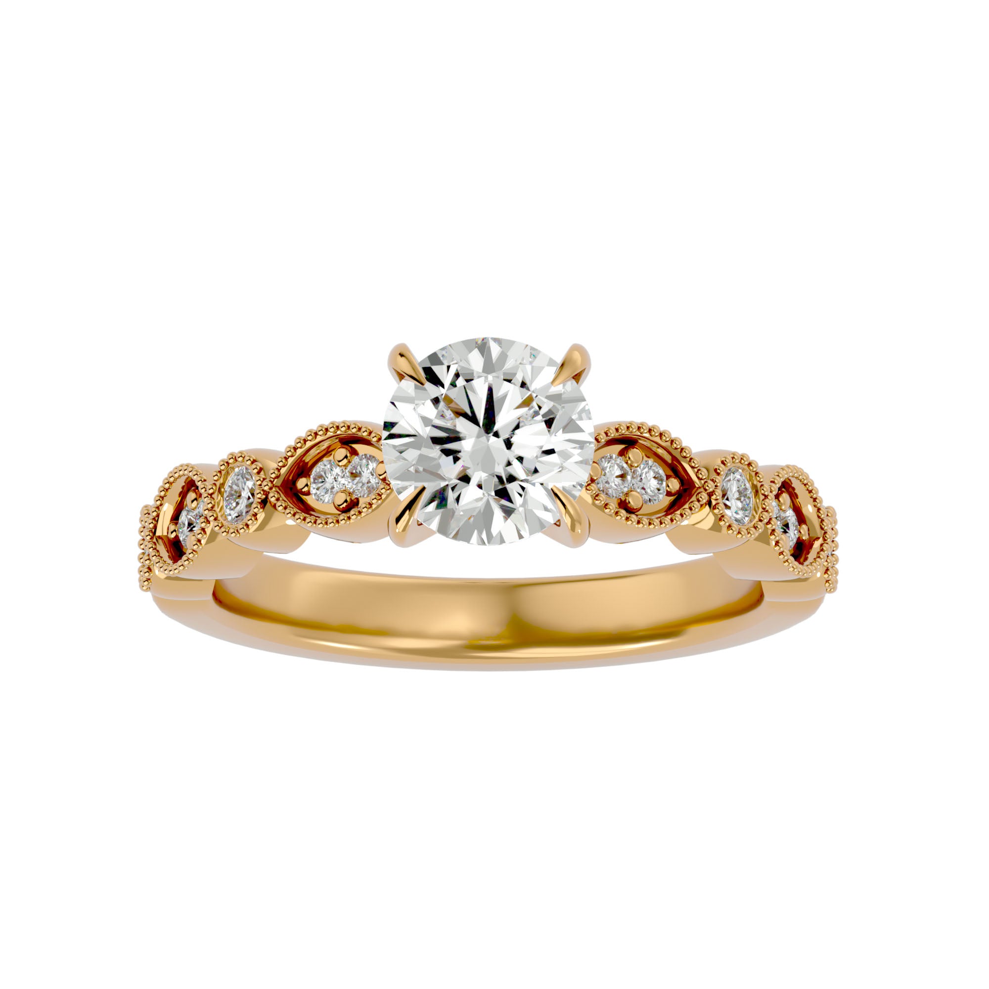 Evelyn Diamond Solitaire Ring