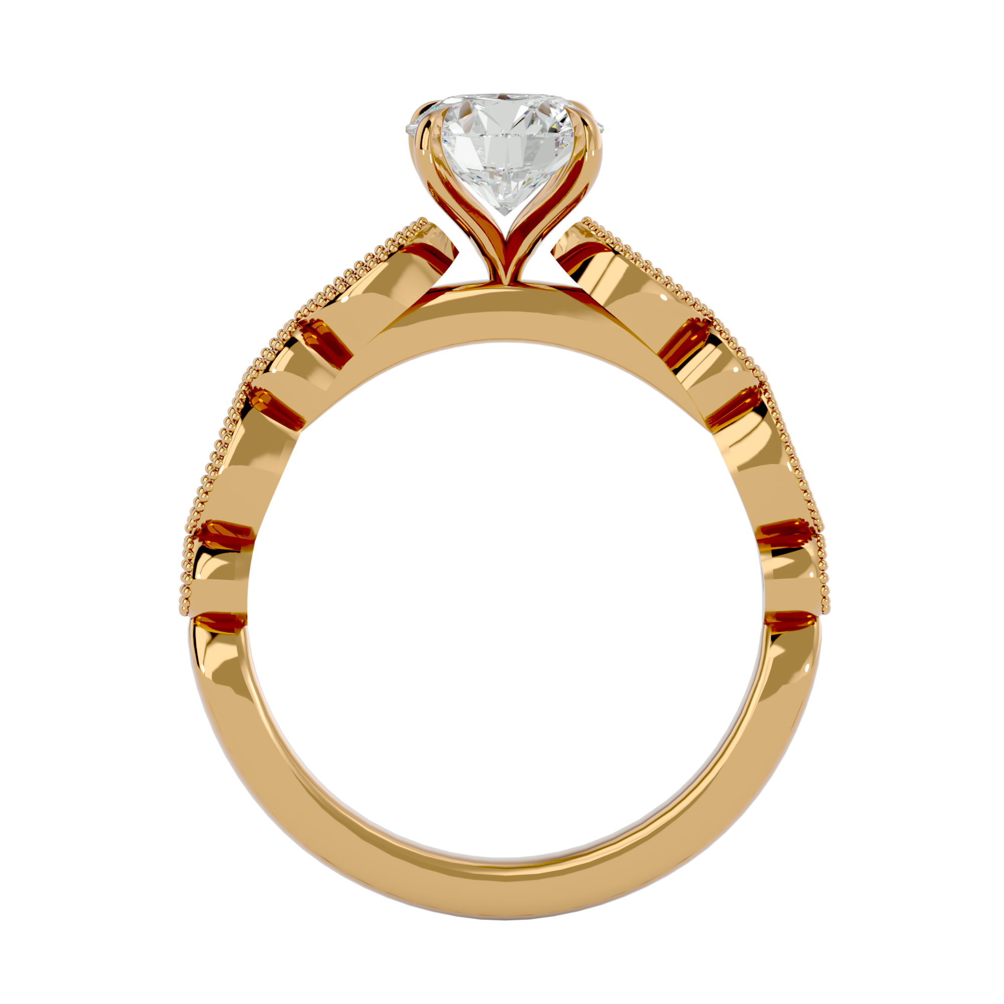 Evelyn Diamond Solitaire Ring