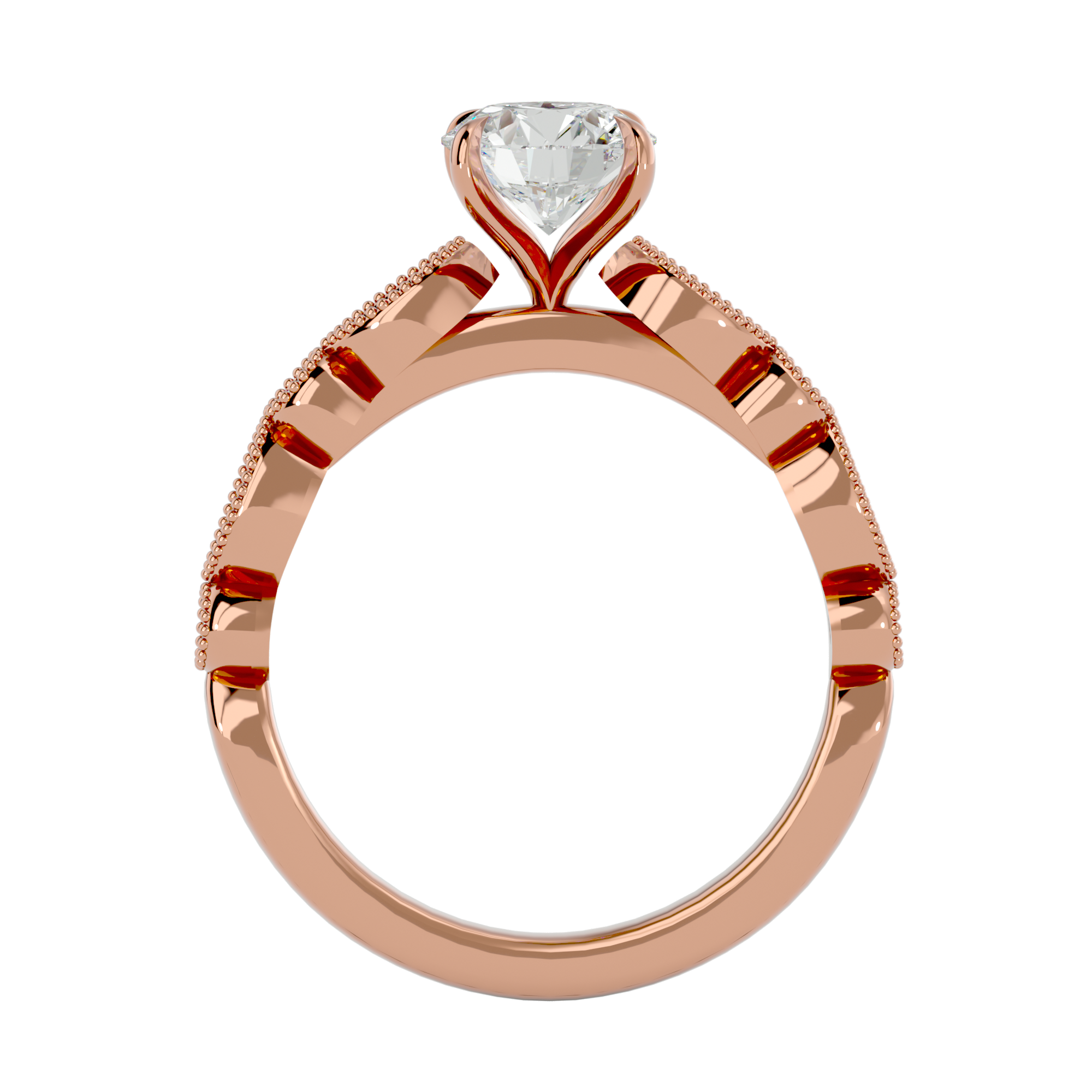 Evelyn Diamond Solitaire Ring