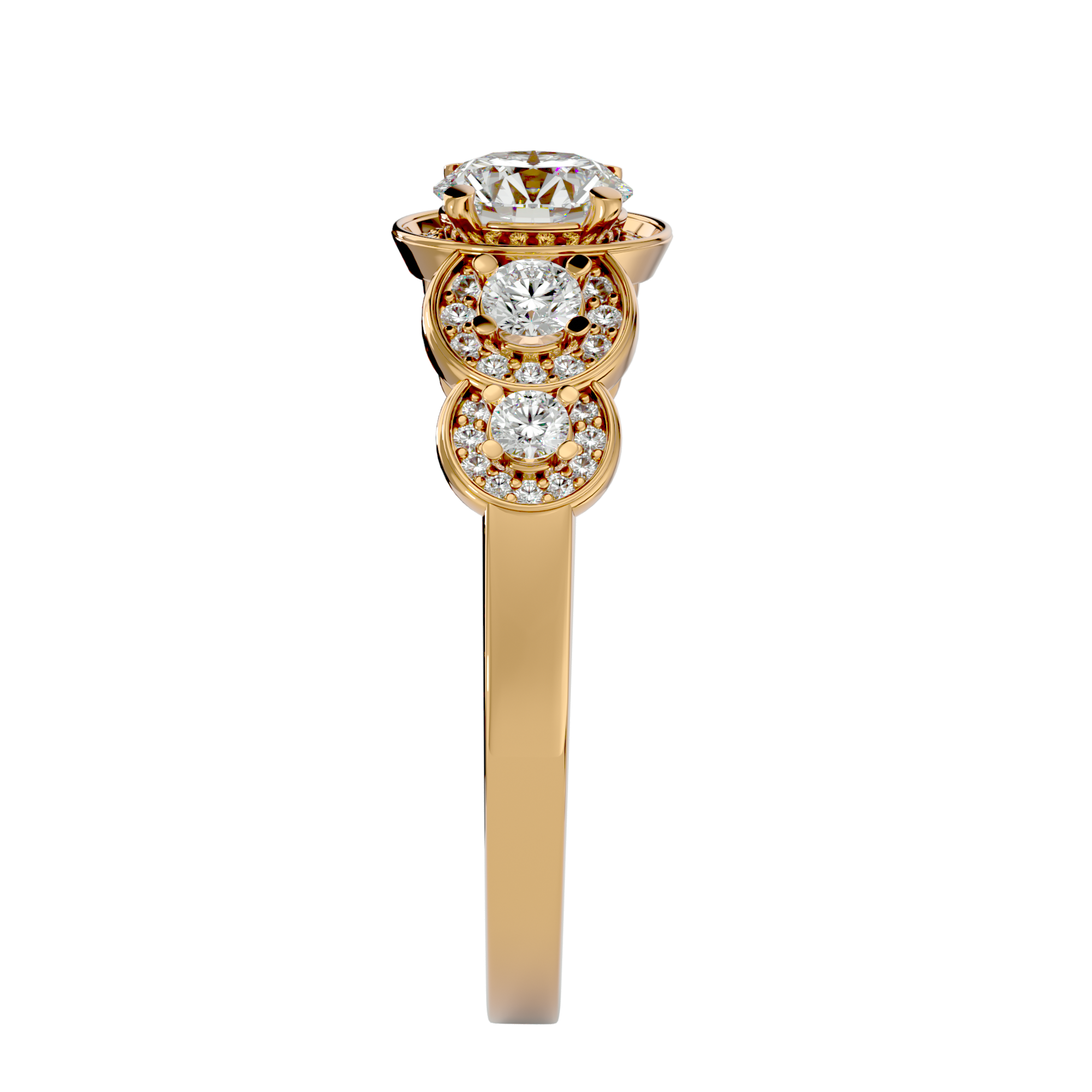 Kinsley Diamond Halo Ring