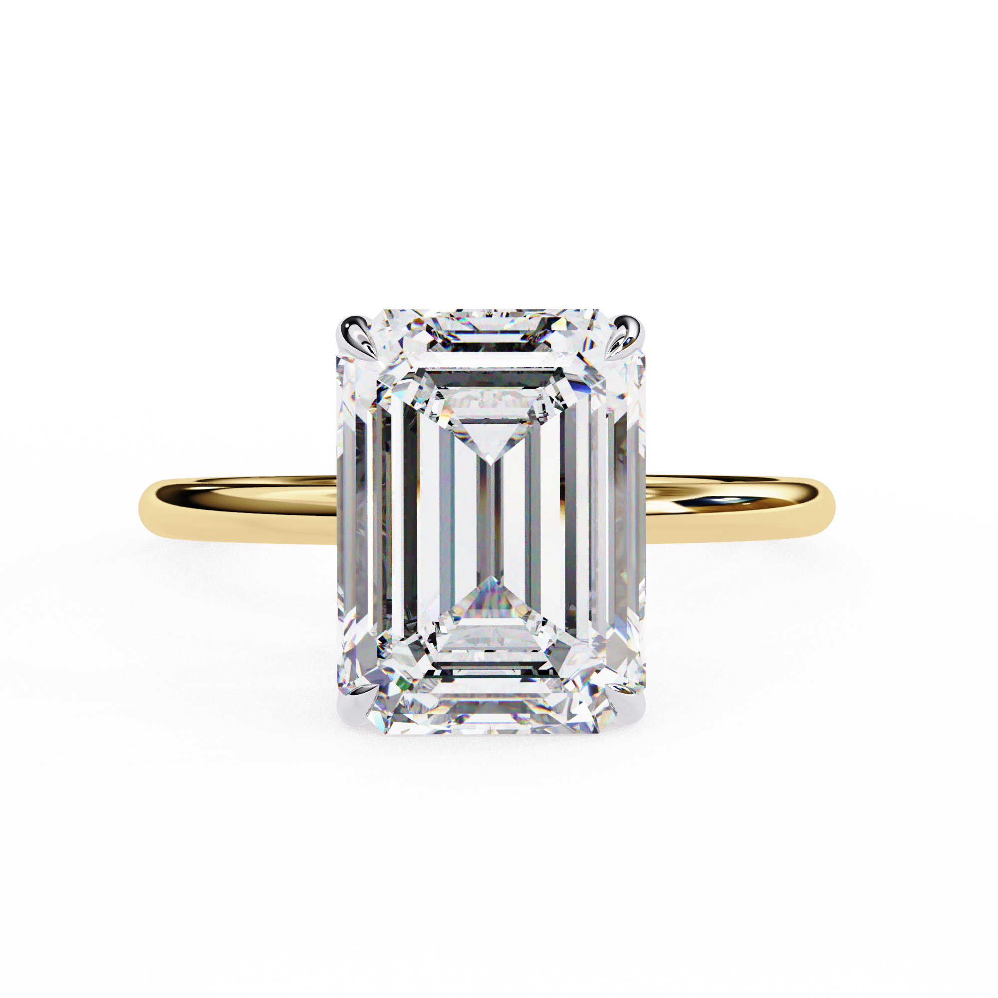 Clementine Diamond Solitaire Ring