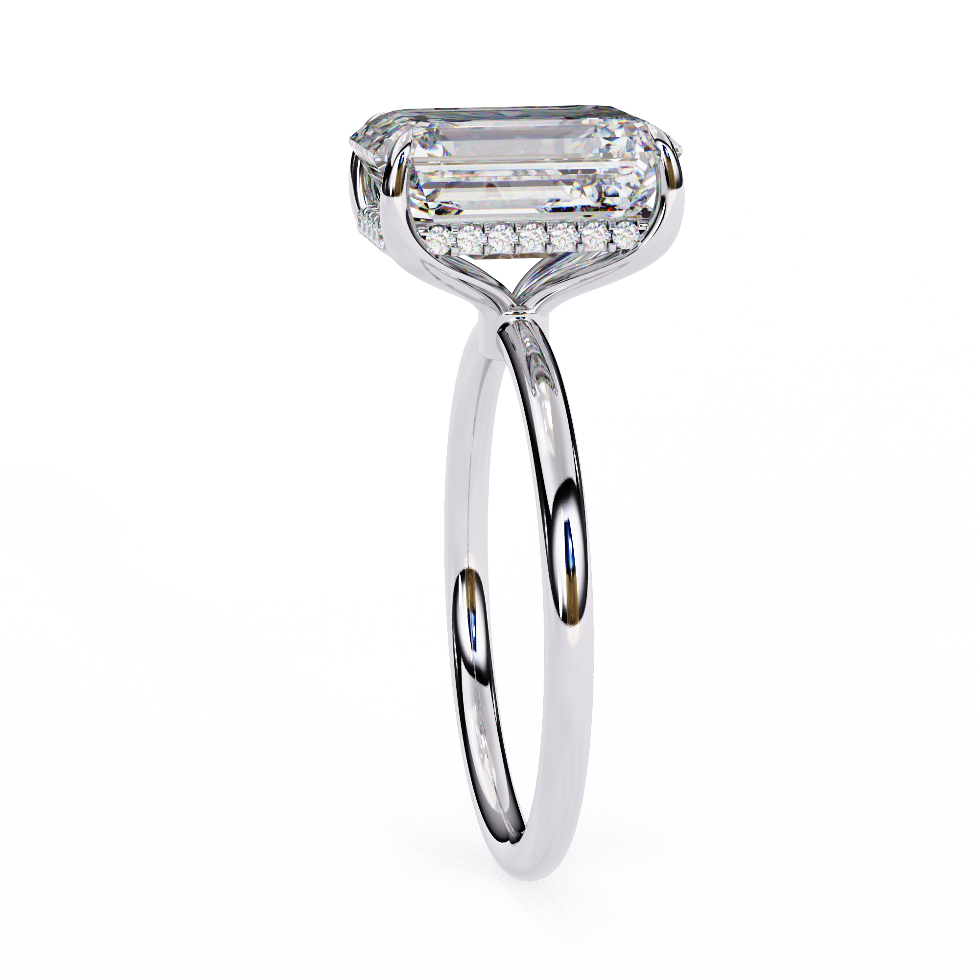 Clementine Diamond Solitaire Ring