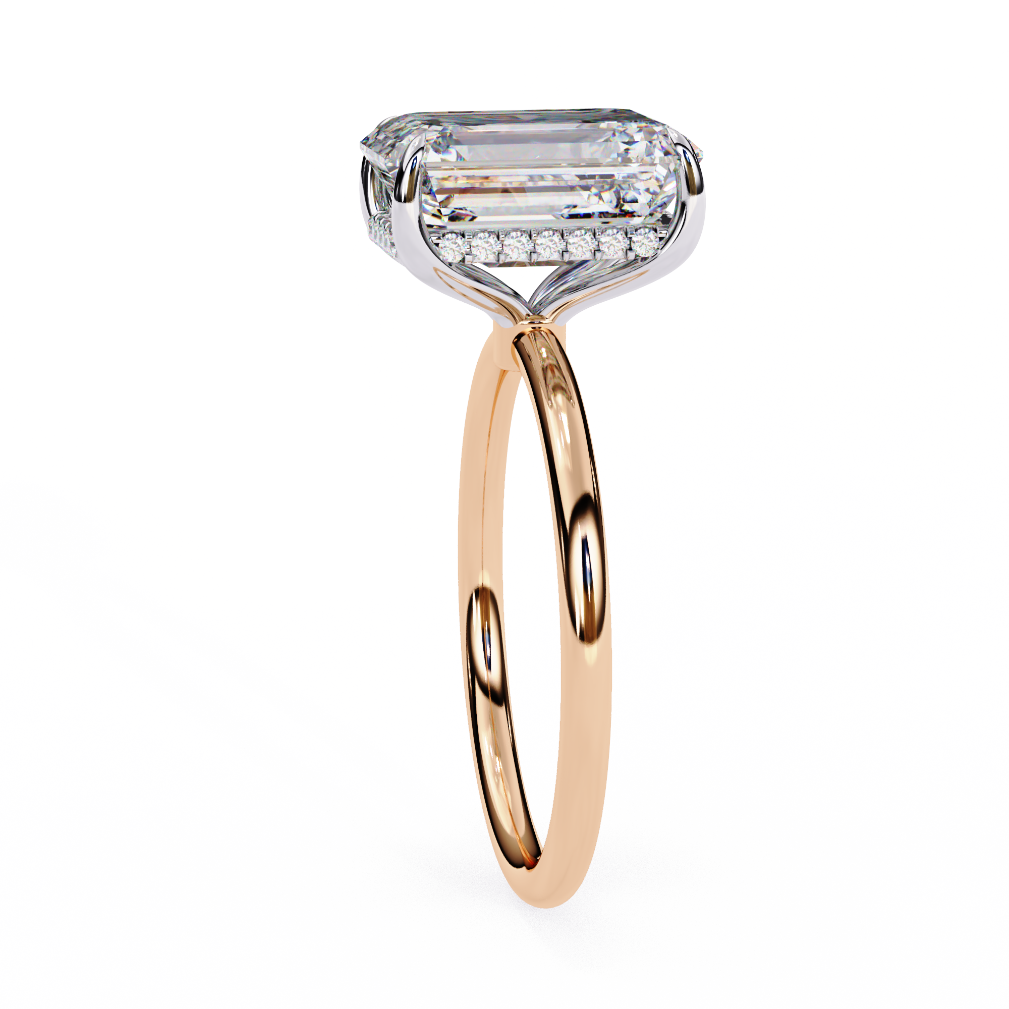 Clementine Diamond Solitaire Ring