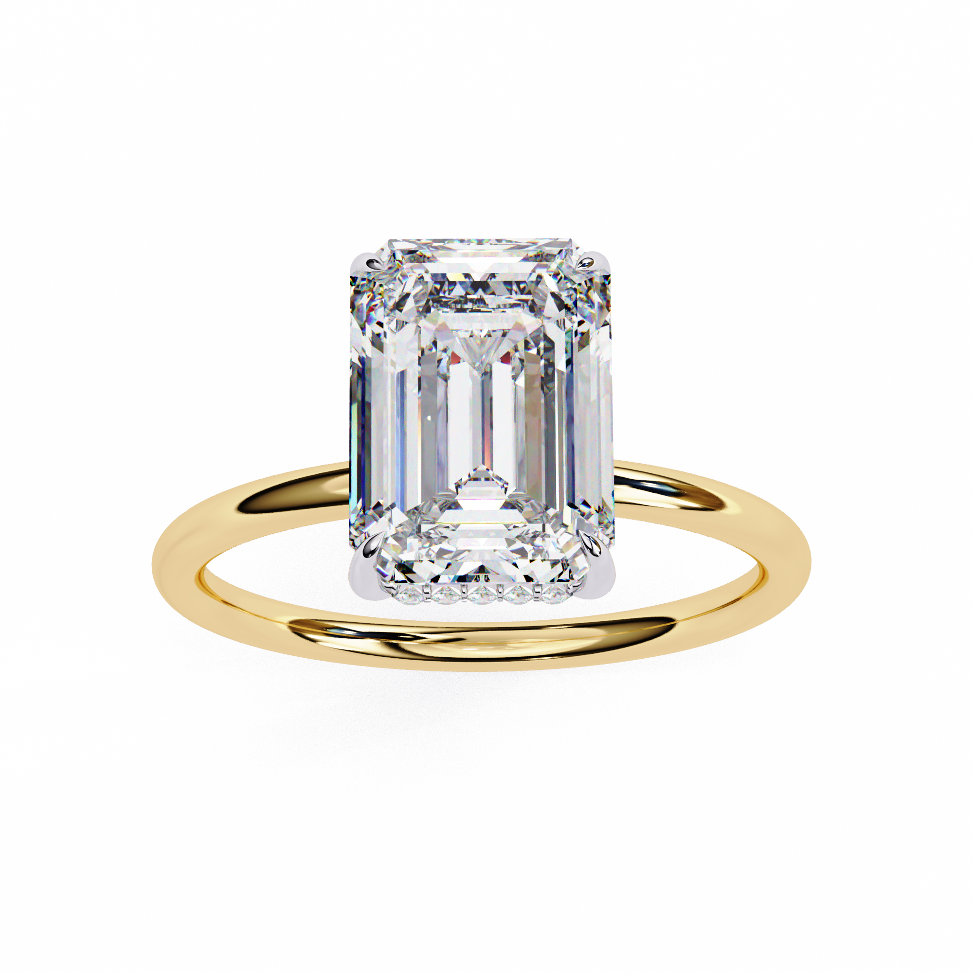 Clementine Diamond Solitaire Ring