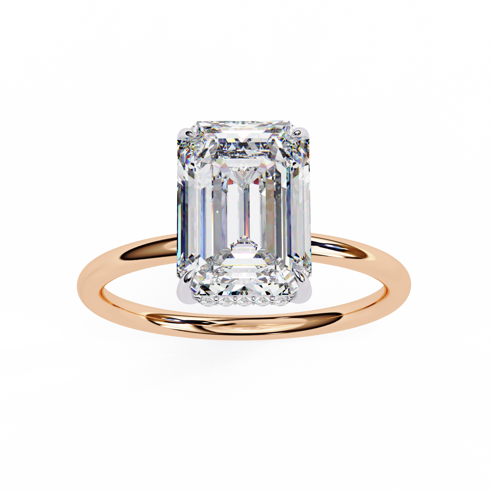 Clementine Diamond Solitaire Ring
