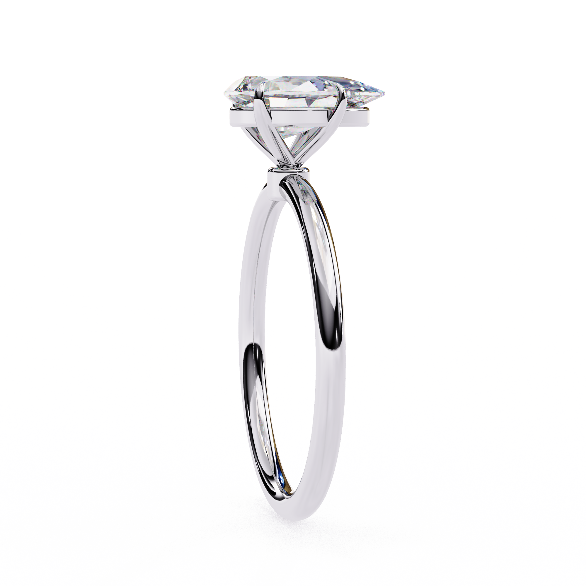 Delilah Diamond Solitaire Ring