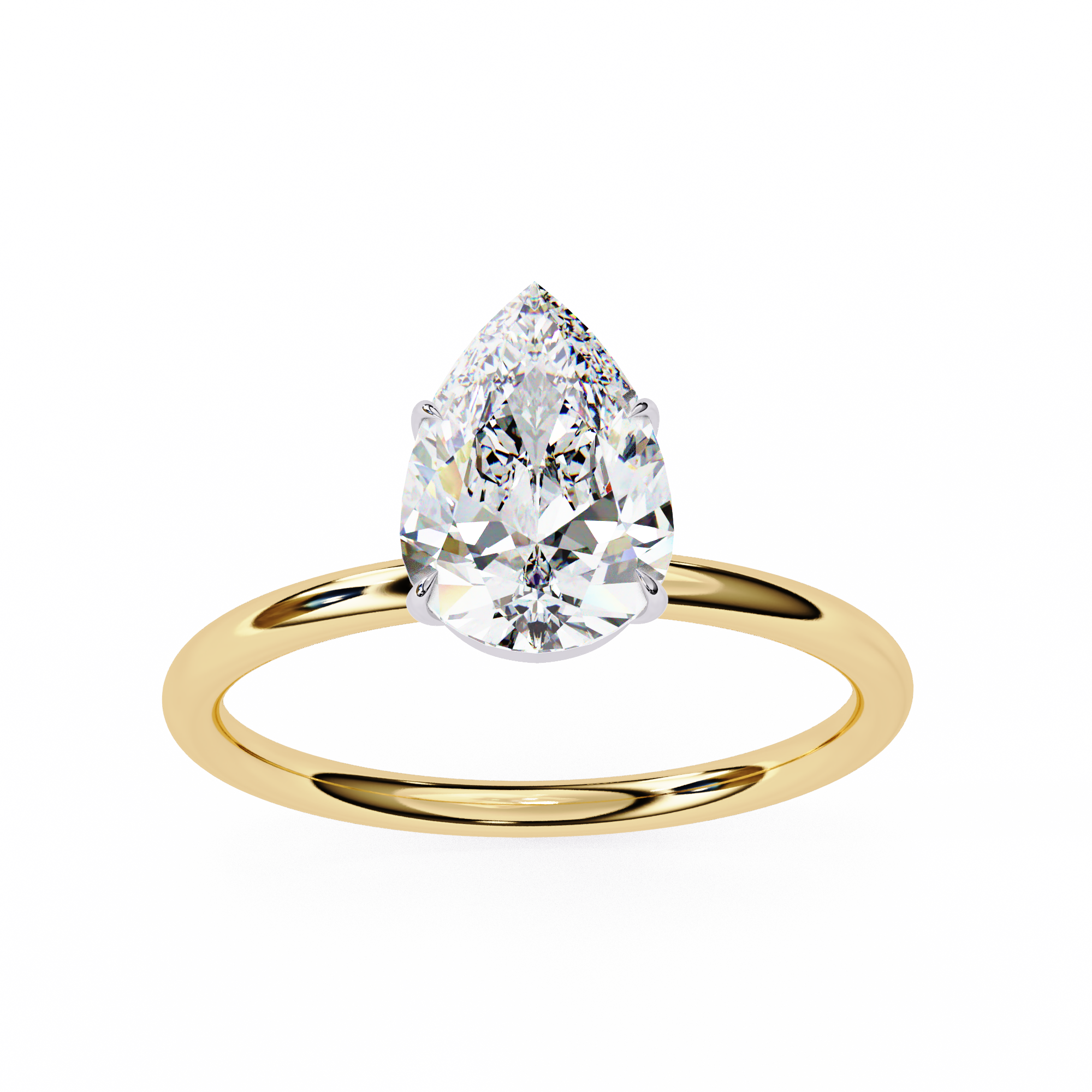 Delilah Diamond Solitaire Ring