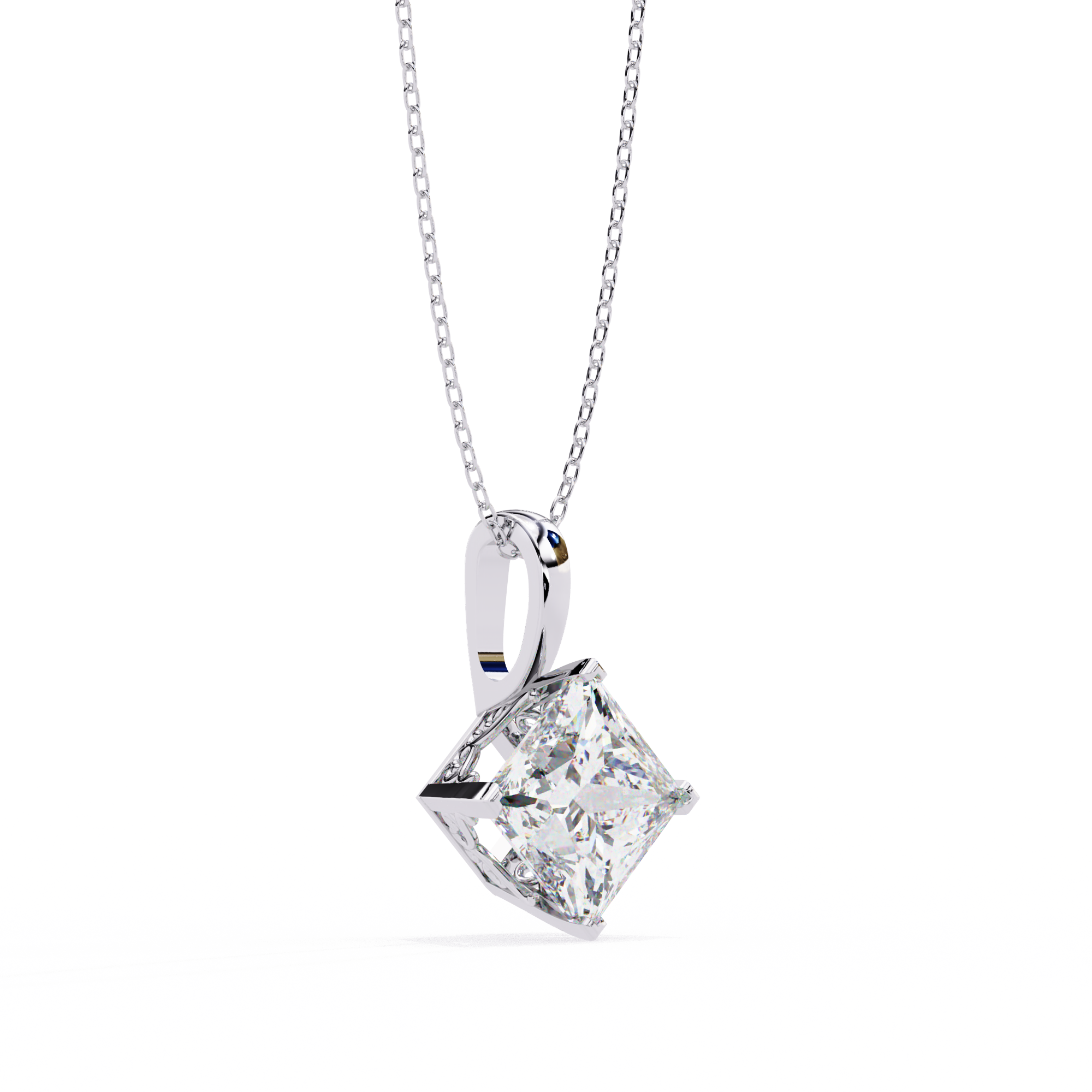 Irene Diamond Solitaire Pendant