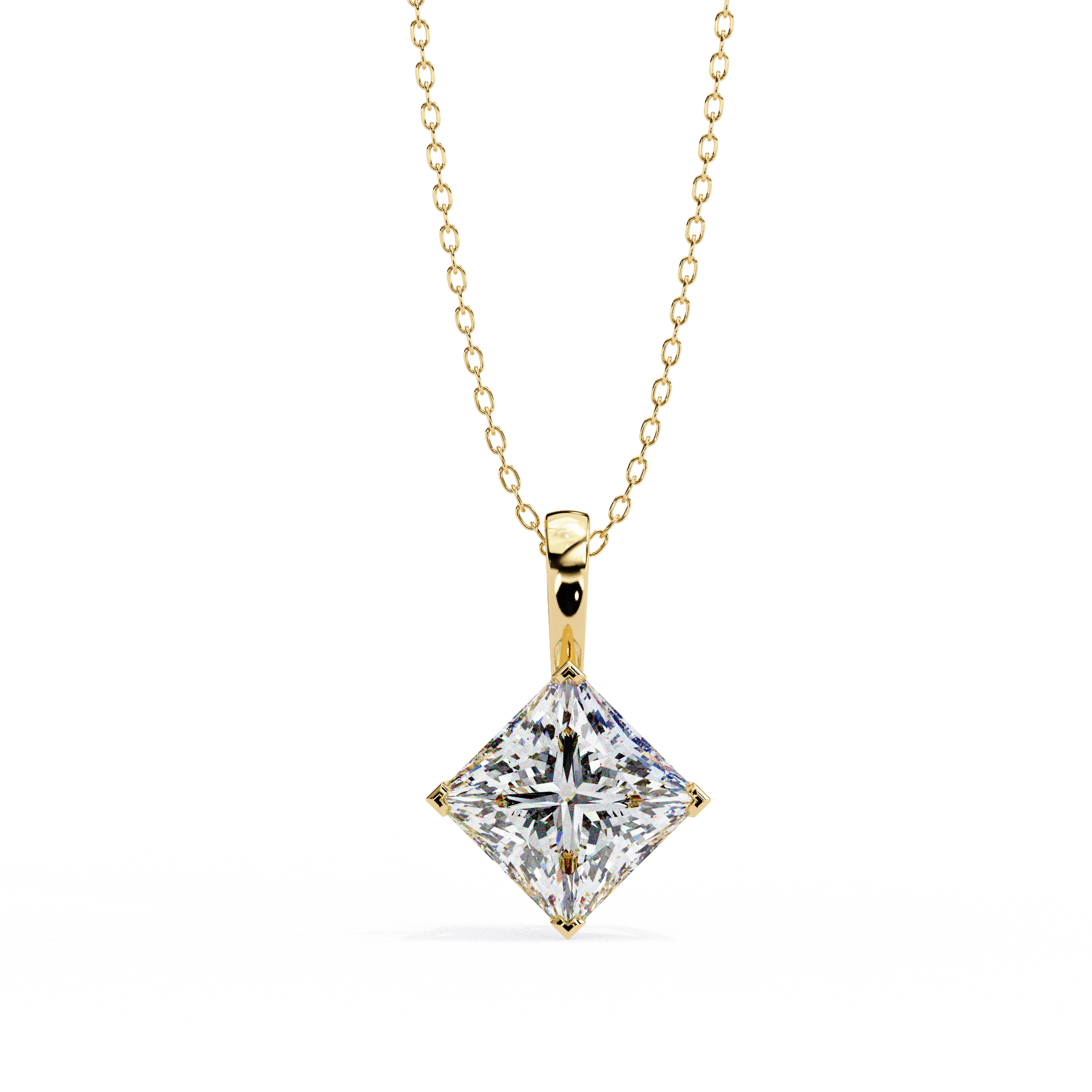 Irene Diamond Solitaire Pendant