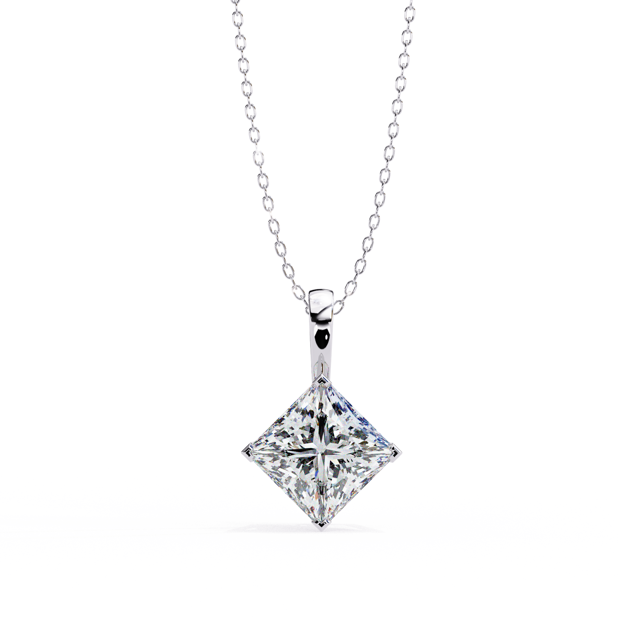 Irene Diamond Solitaire Pendant