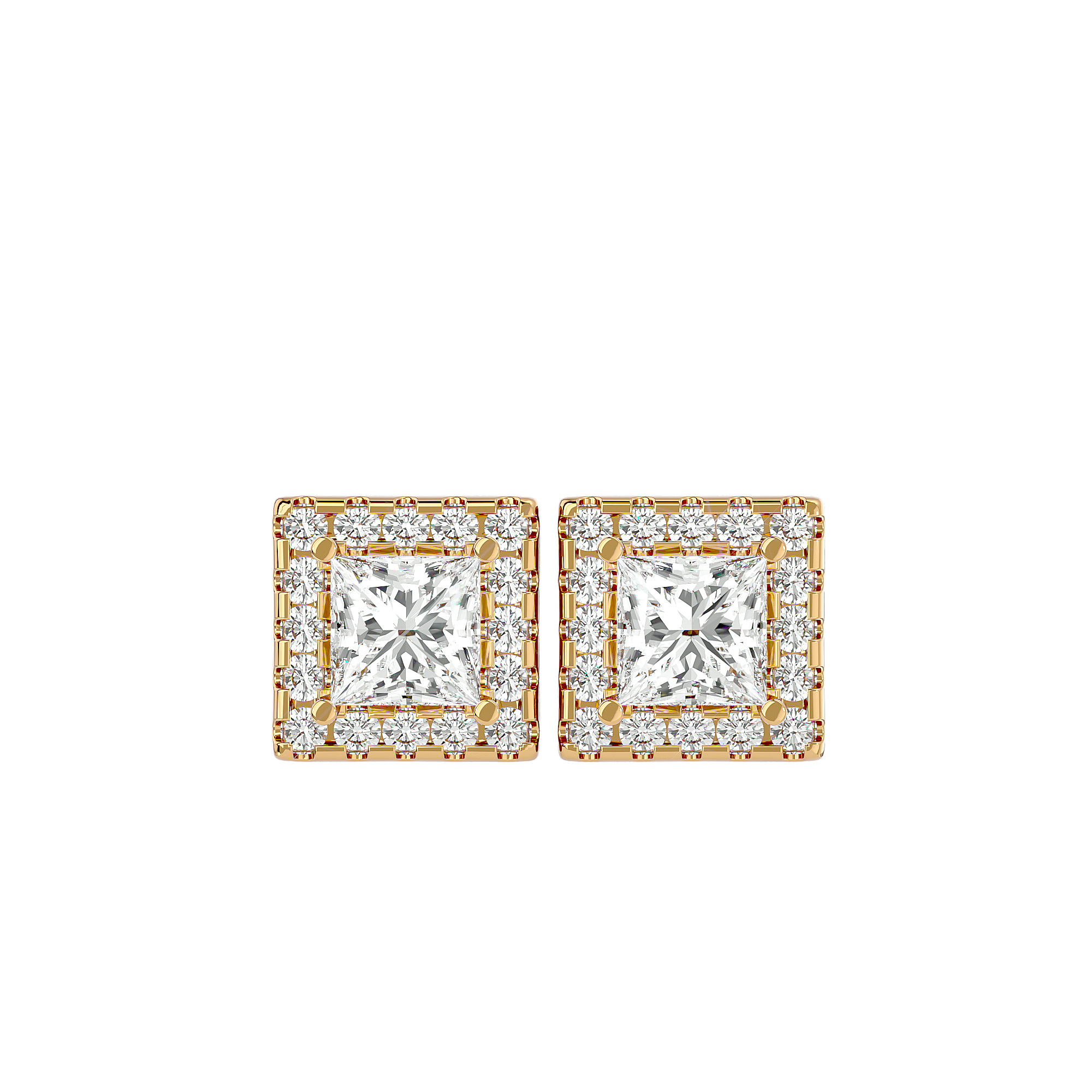 Azaria Diamond Solitaire Earrings