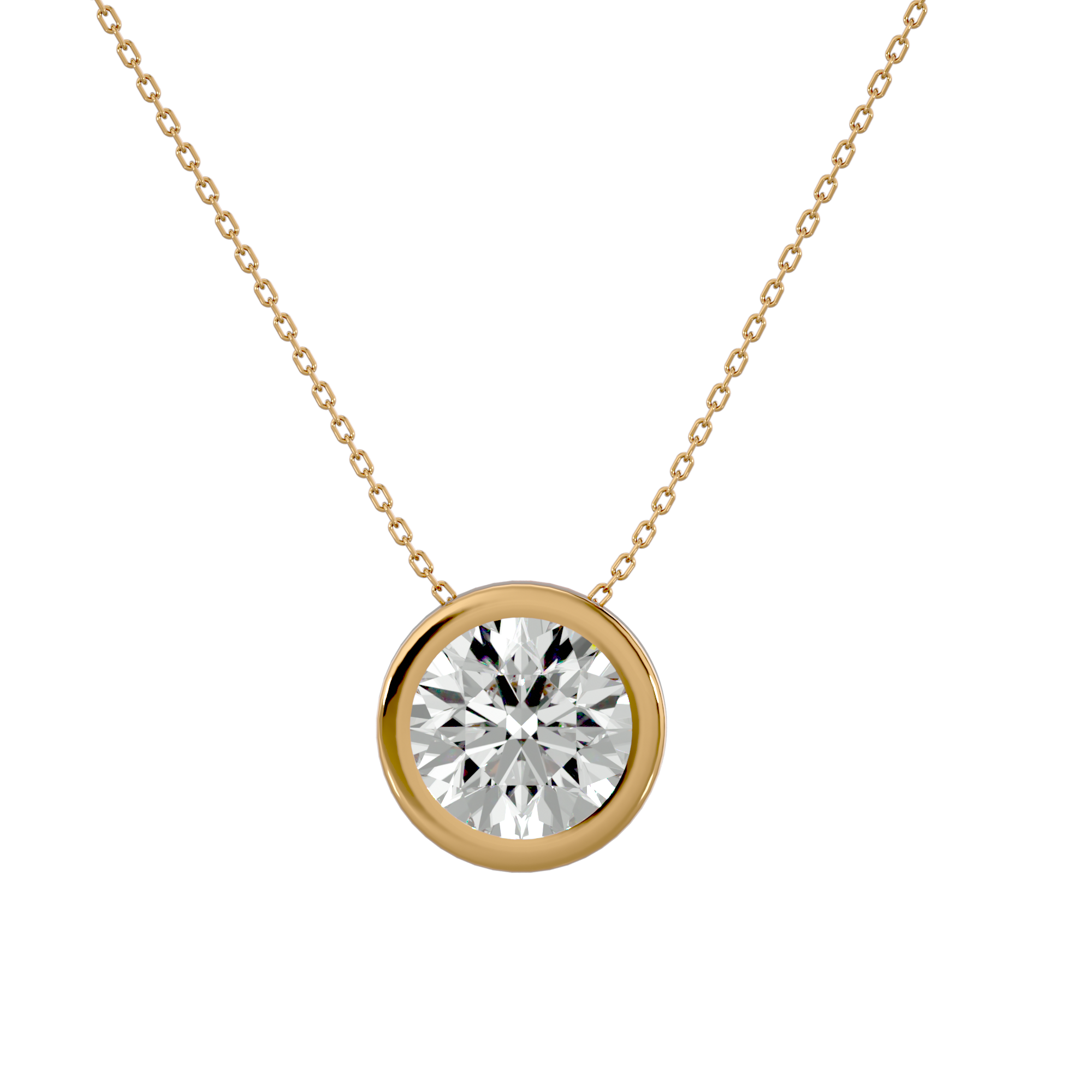 Griffin Diamond Solitaire Pendant