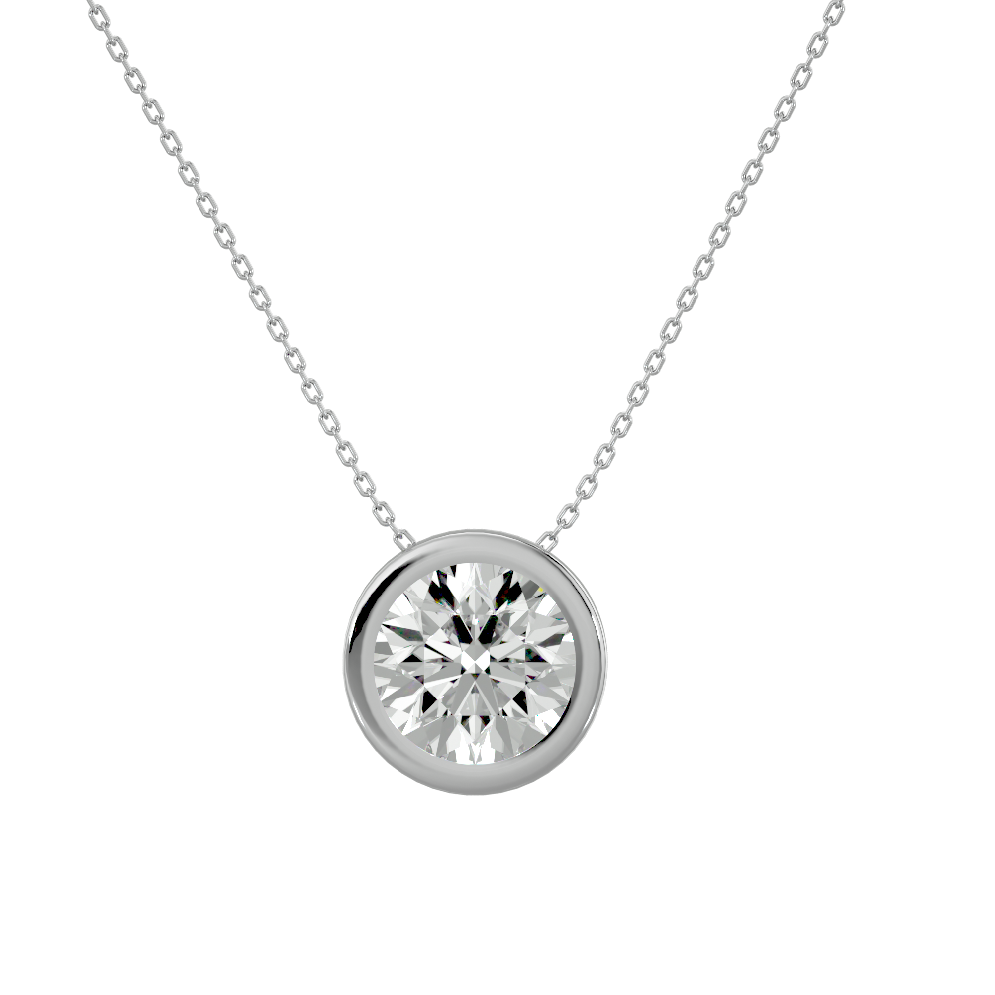 Griffin Diamond Solitaire Pendant