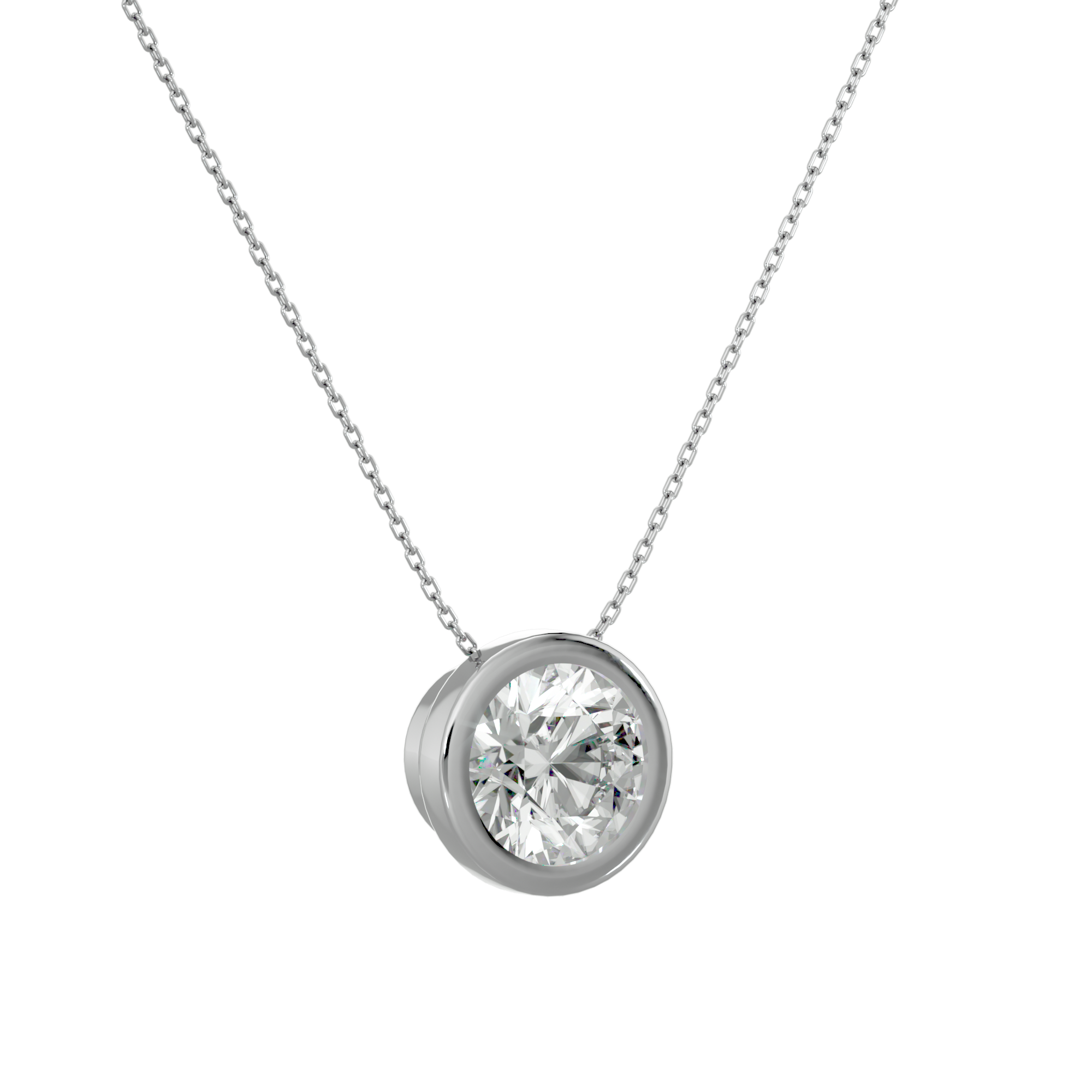 Griffin Diamond Solitaire Pendant