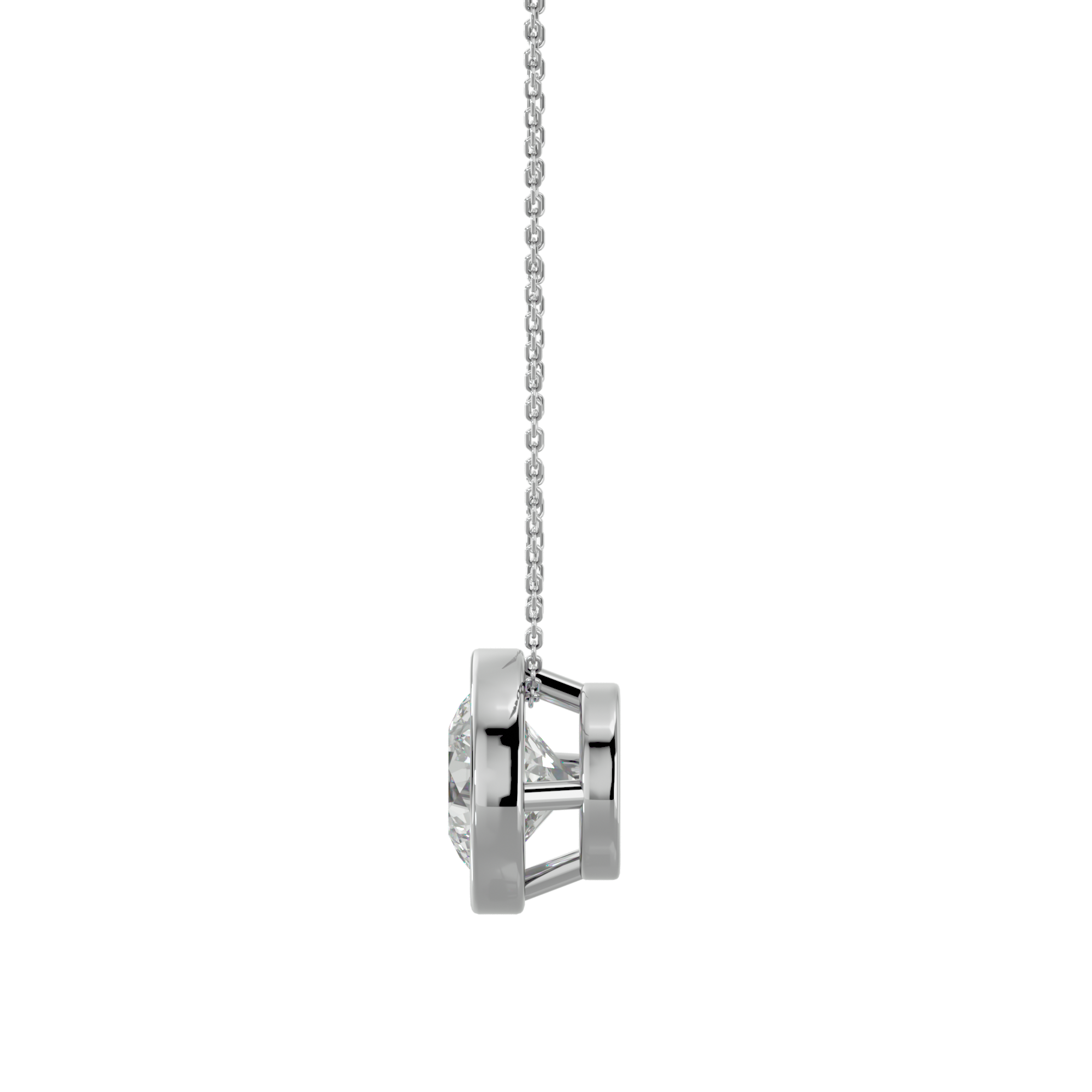 Griffin Diamond Solitaire Pendant
