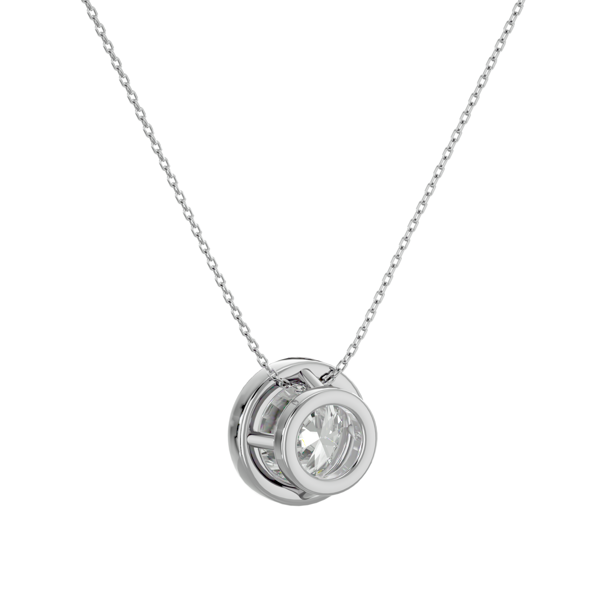 Griffin Diamond Solitaire Pendant