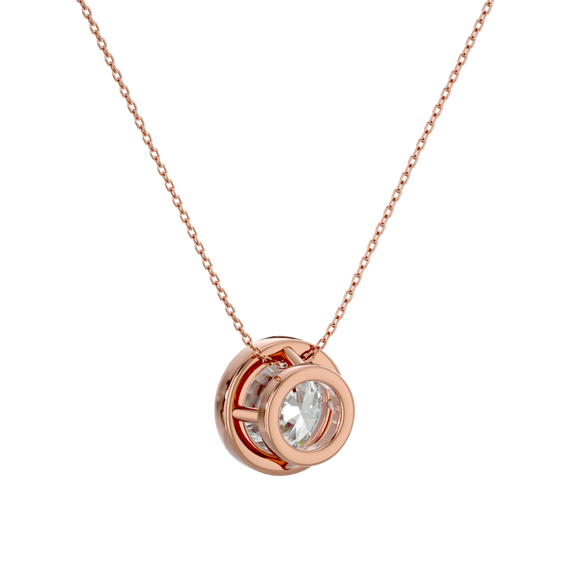 Griffin Diamond Solitaire Pendant