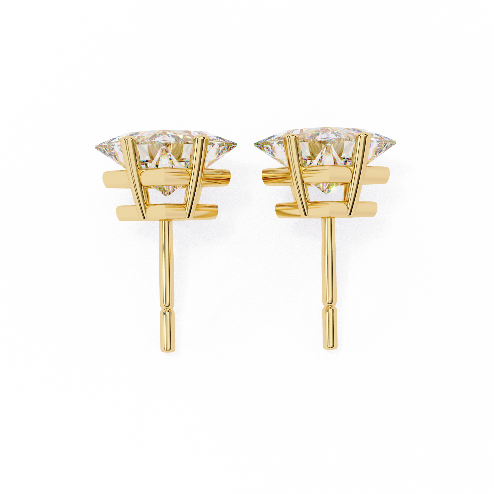 Cia Diamond Solitaire Earrings