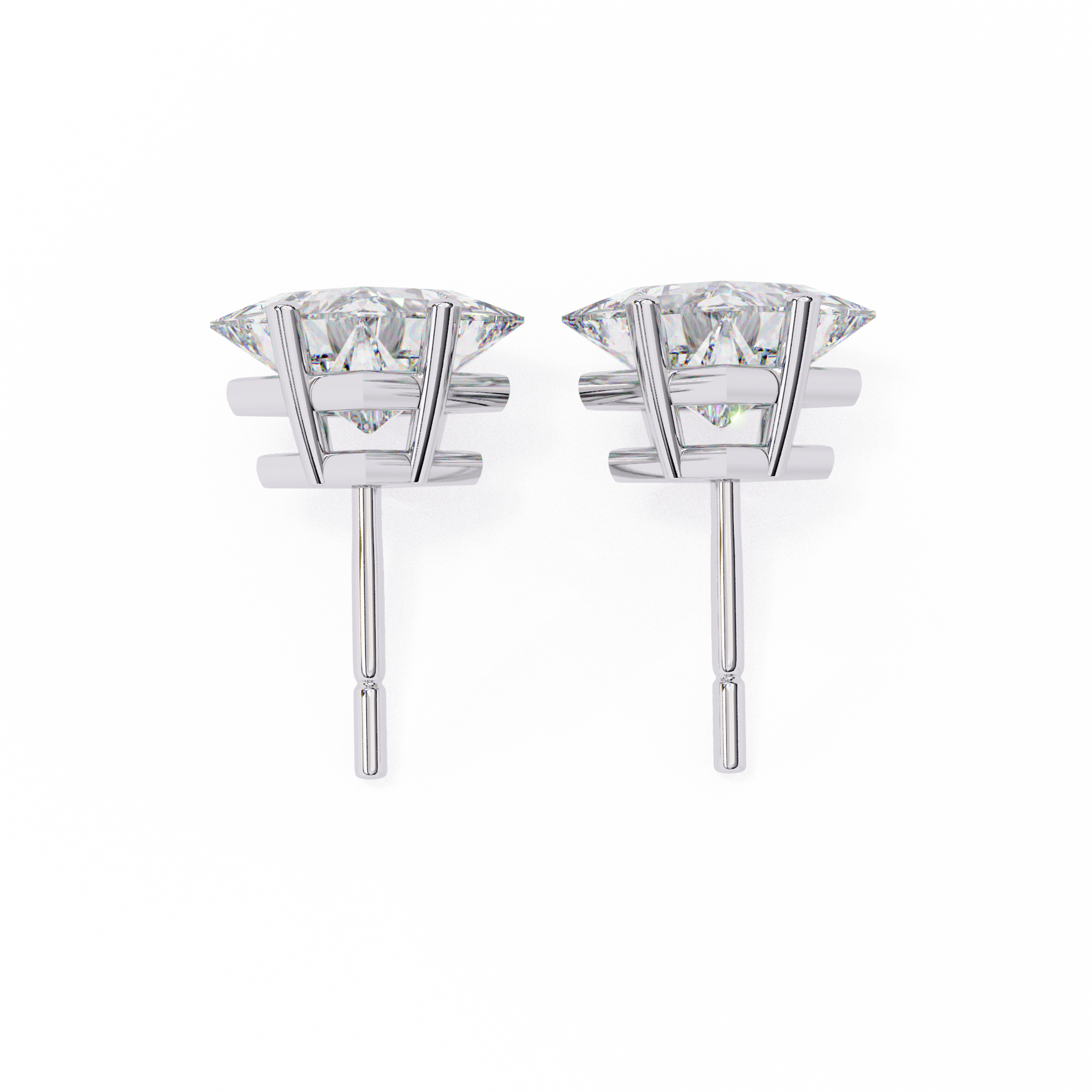 Cia Diamond Solitaire Earrings