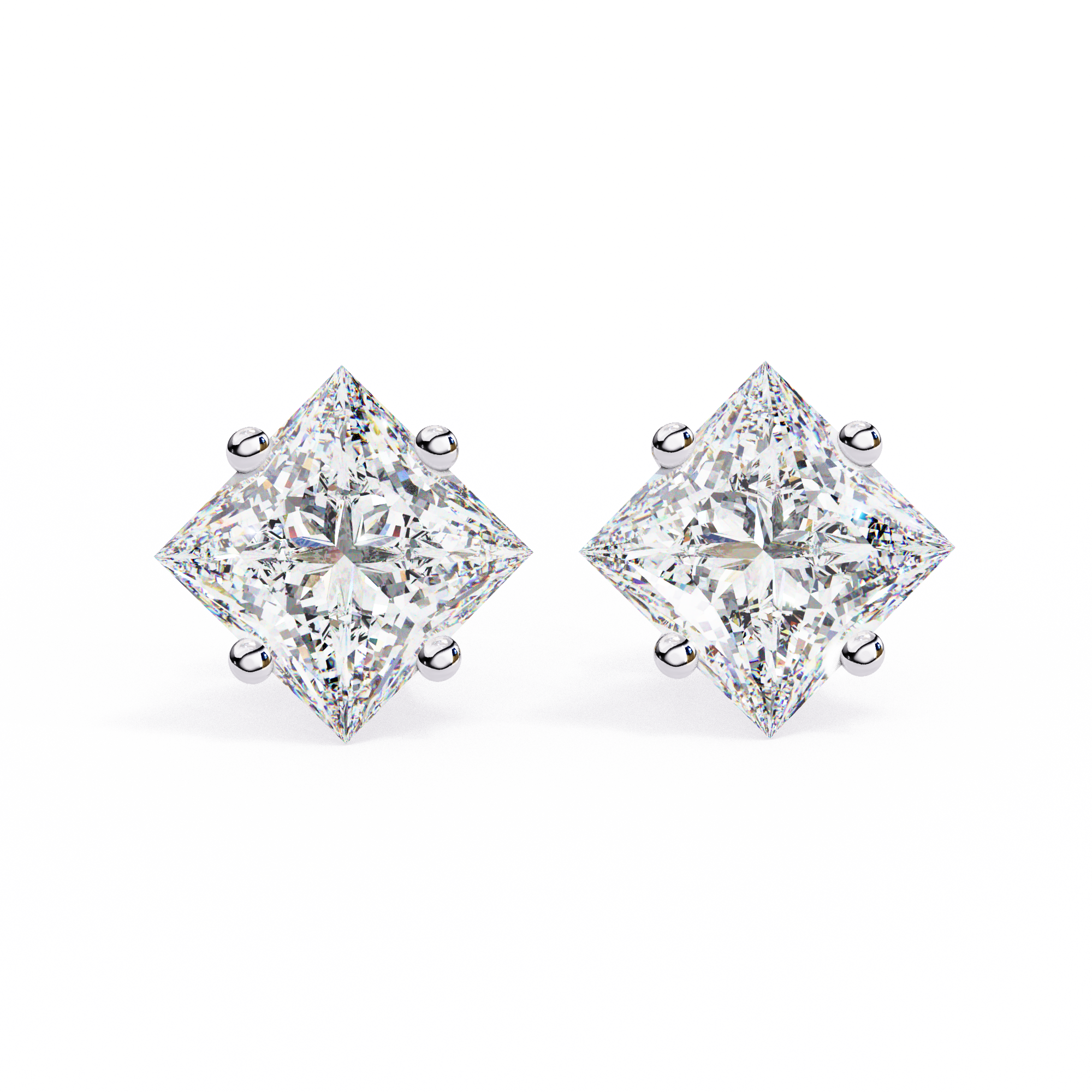 Cia Diamond Solitaire Earrings