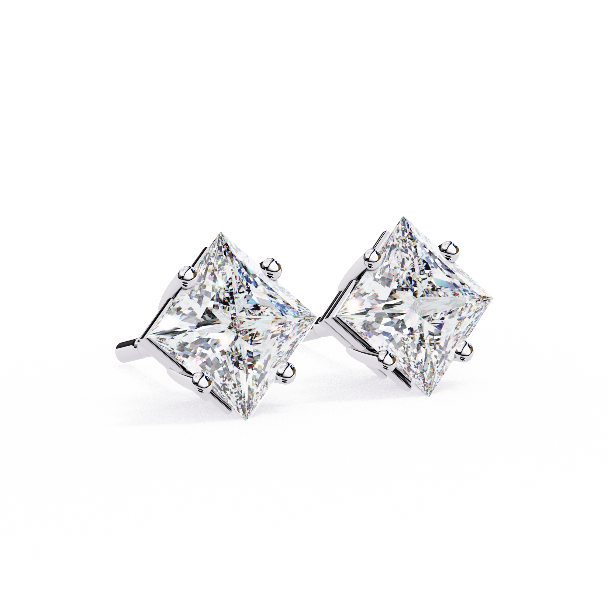 Cia Diamond Solitaire Earrings
