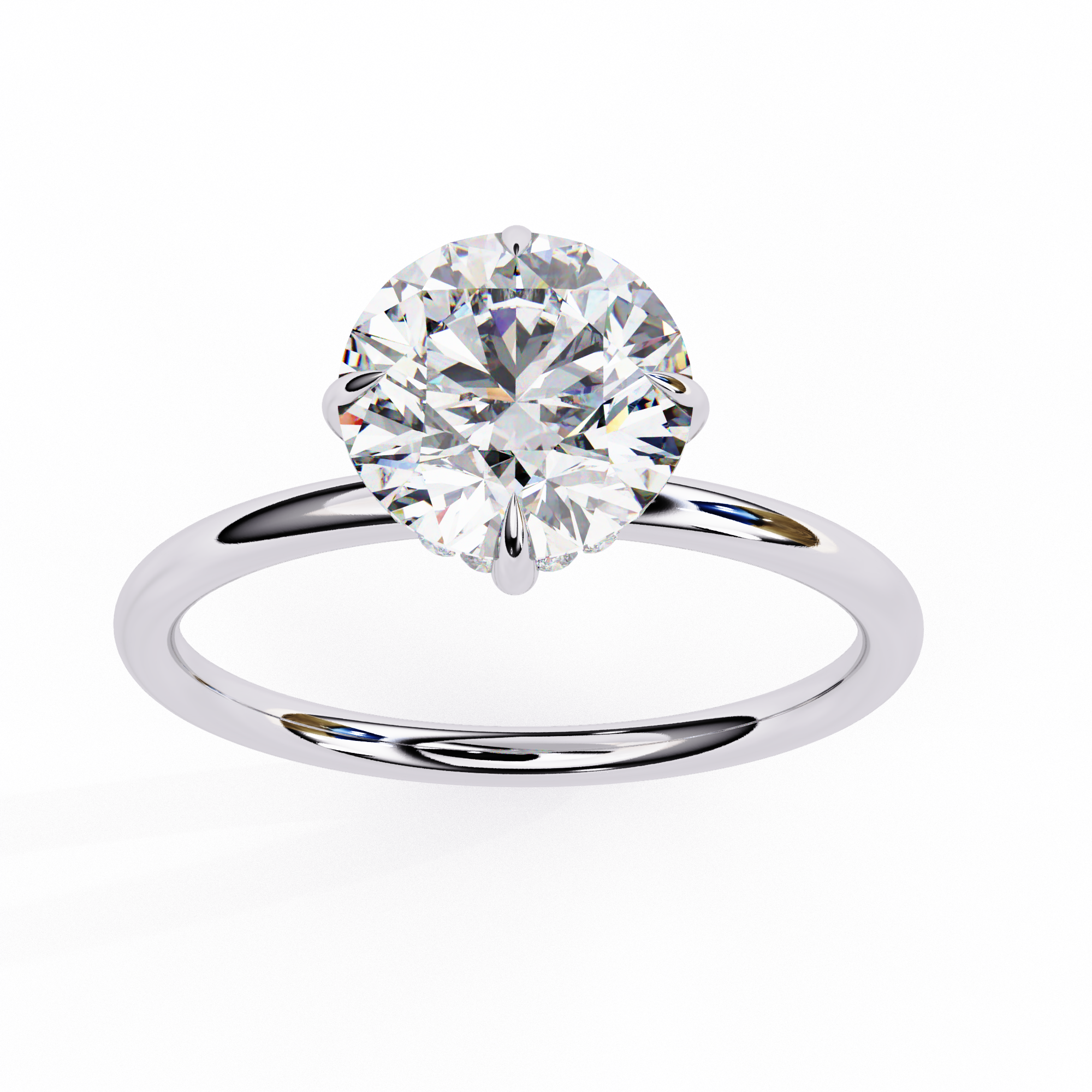 Coretta Diamond Solitaire Ring